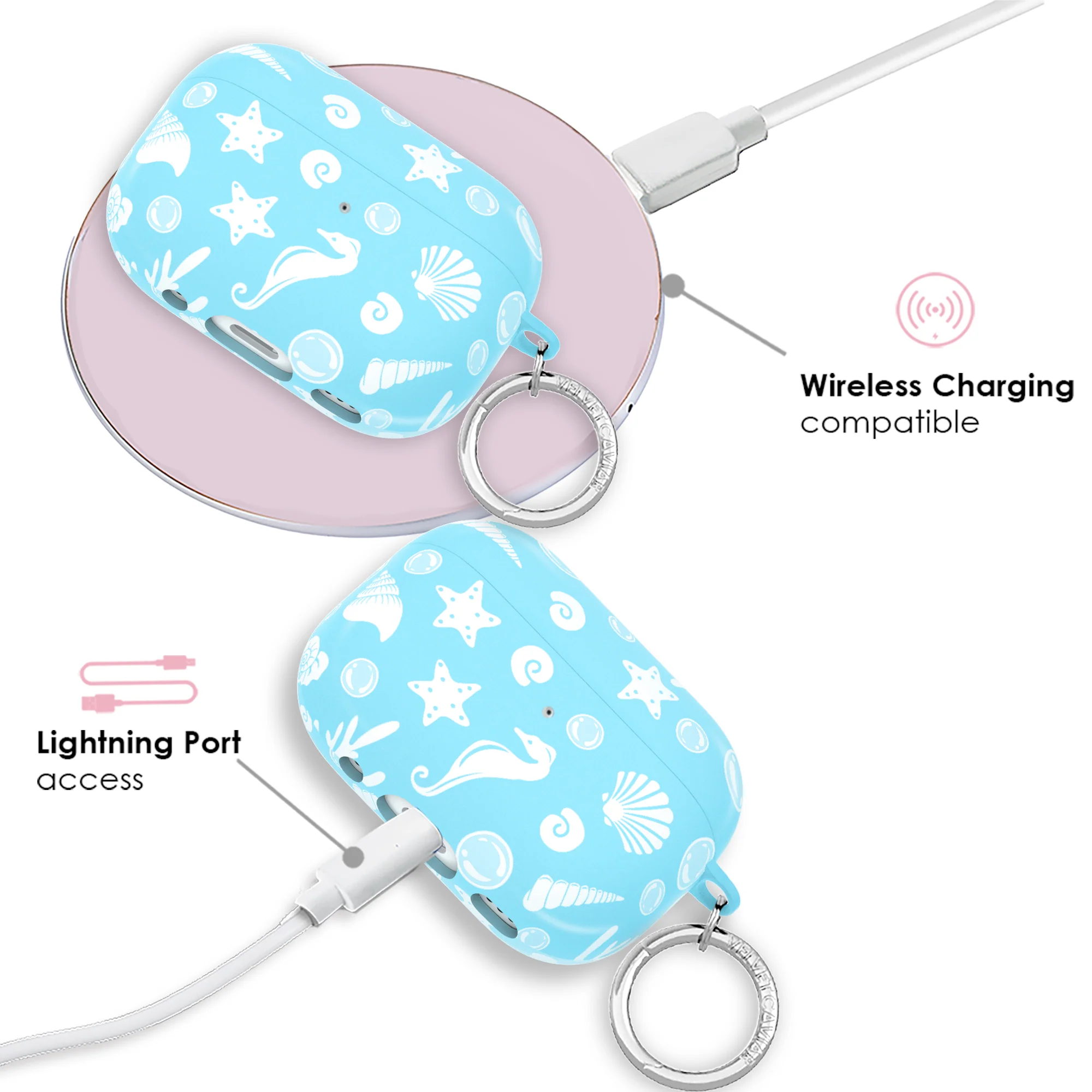 Aquamarine Holo AirPod Case - Image 24