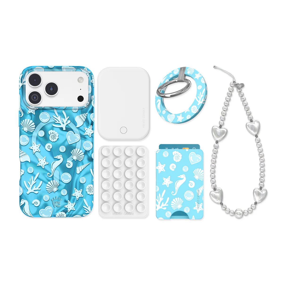 Aquamarine Holo iPhone Bundle Set - Image 2