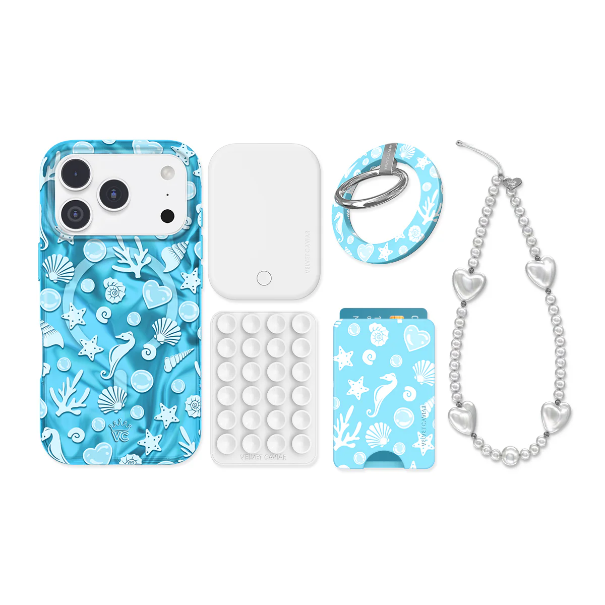 Aquamarine Holo iPhone Bundle Set - Image 3