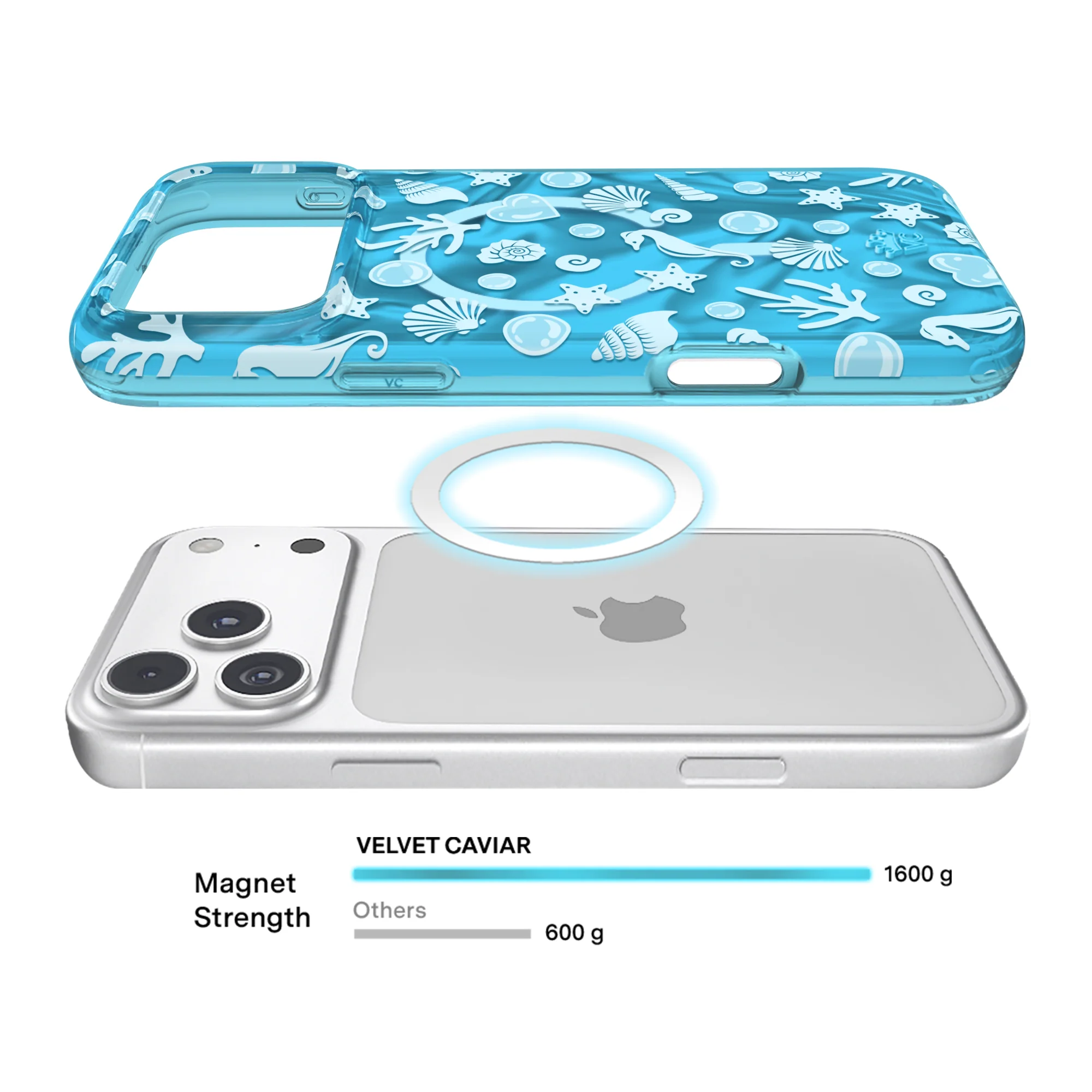 Aquamarine Holo iPhone Case - Image 89
