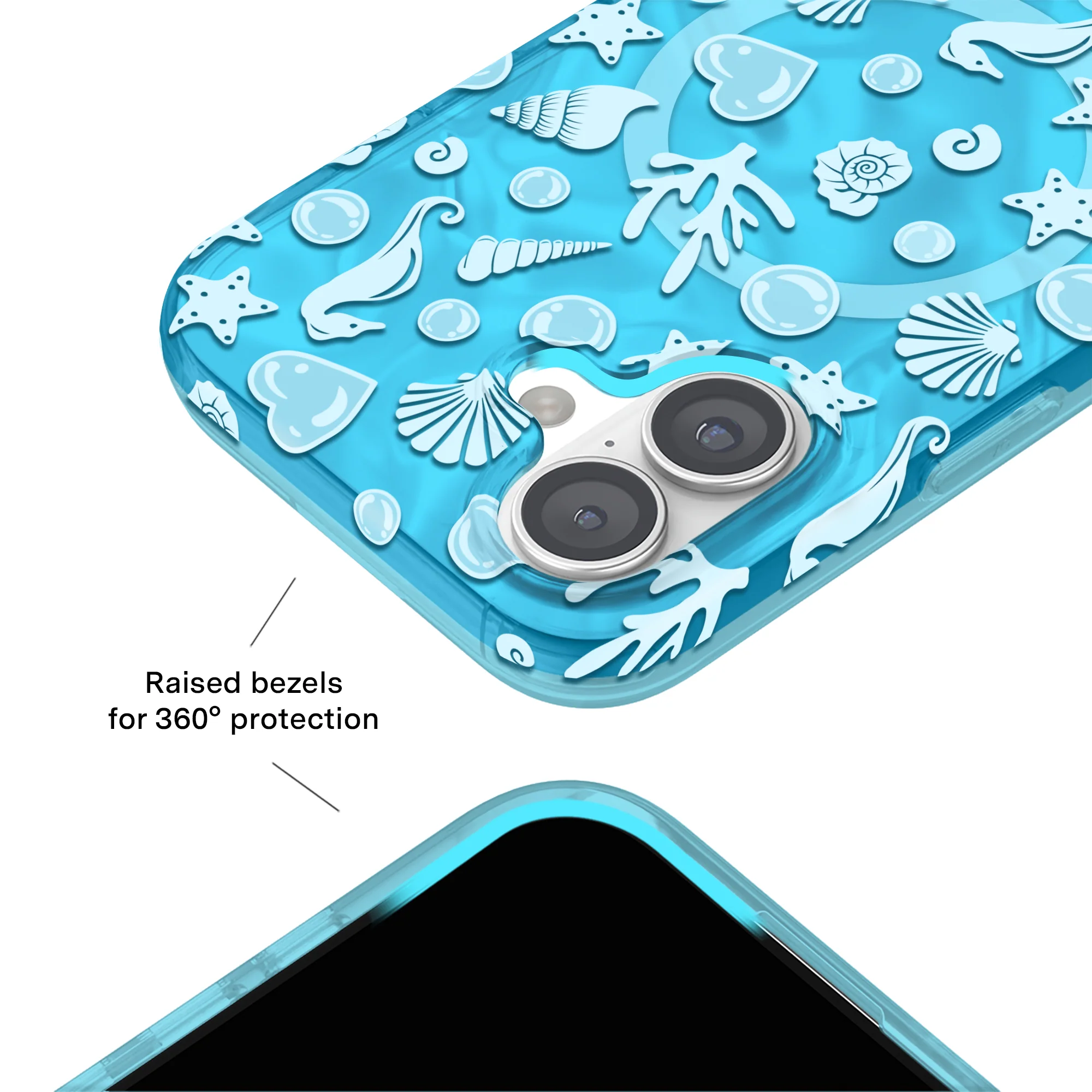 Aquamarine Holo iPhone Case - Image 93