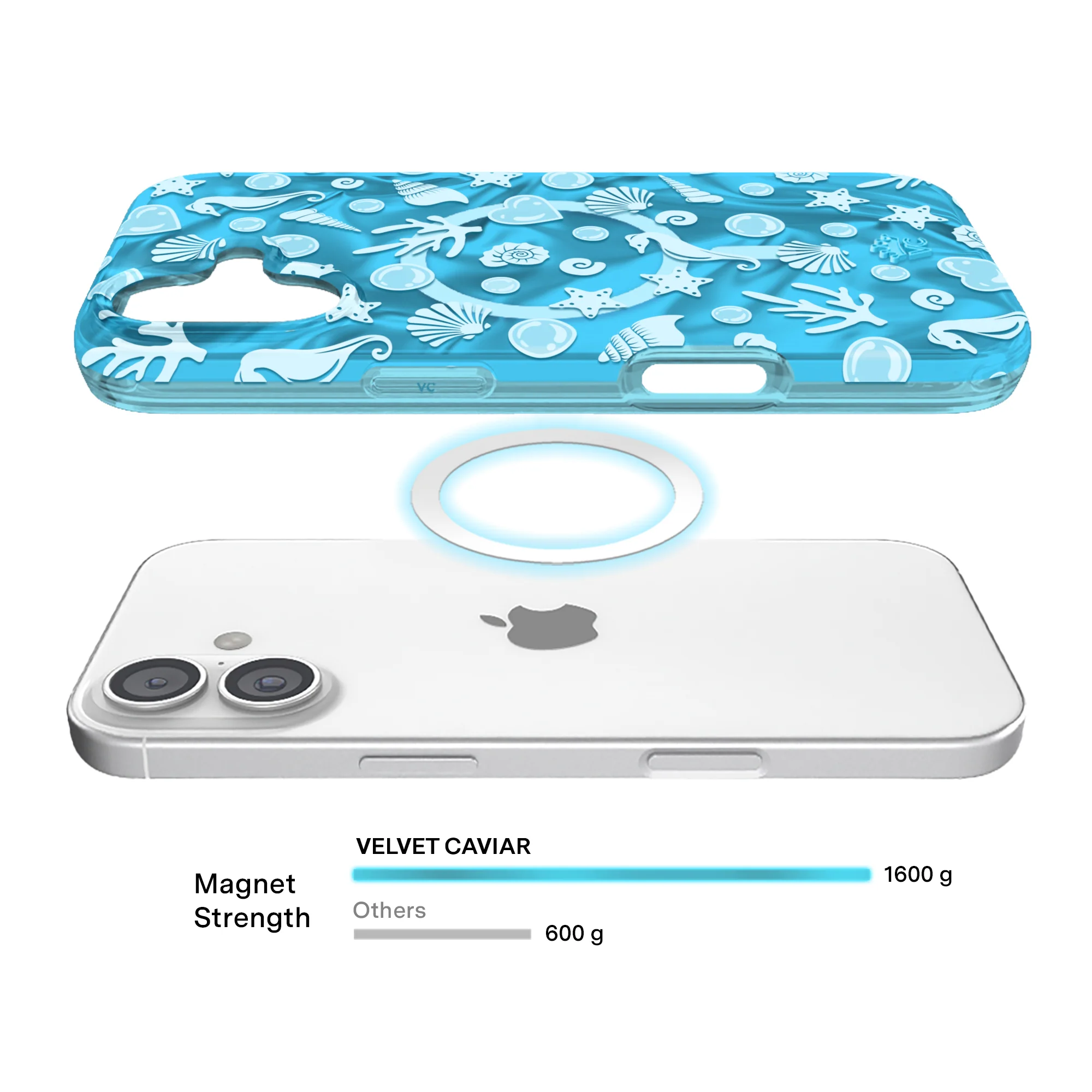 Aquamarine Holo iPhone Case - Image 94
