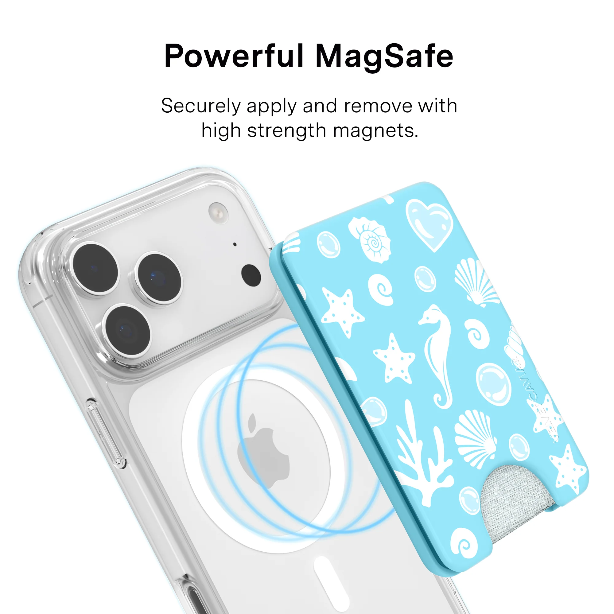 Aquamarine Holo MagSafe Wallet - Image 3