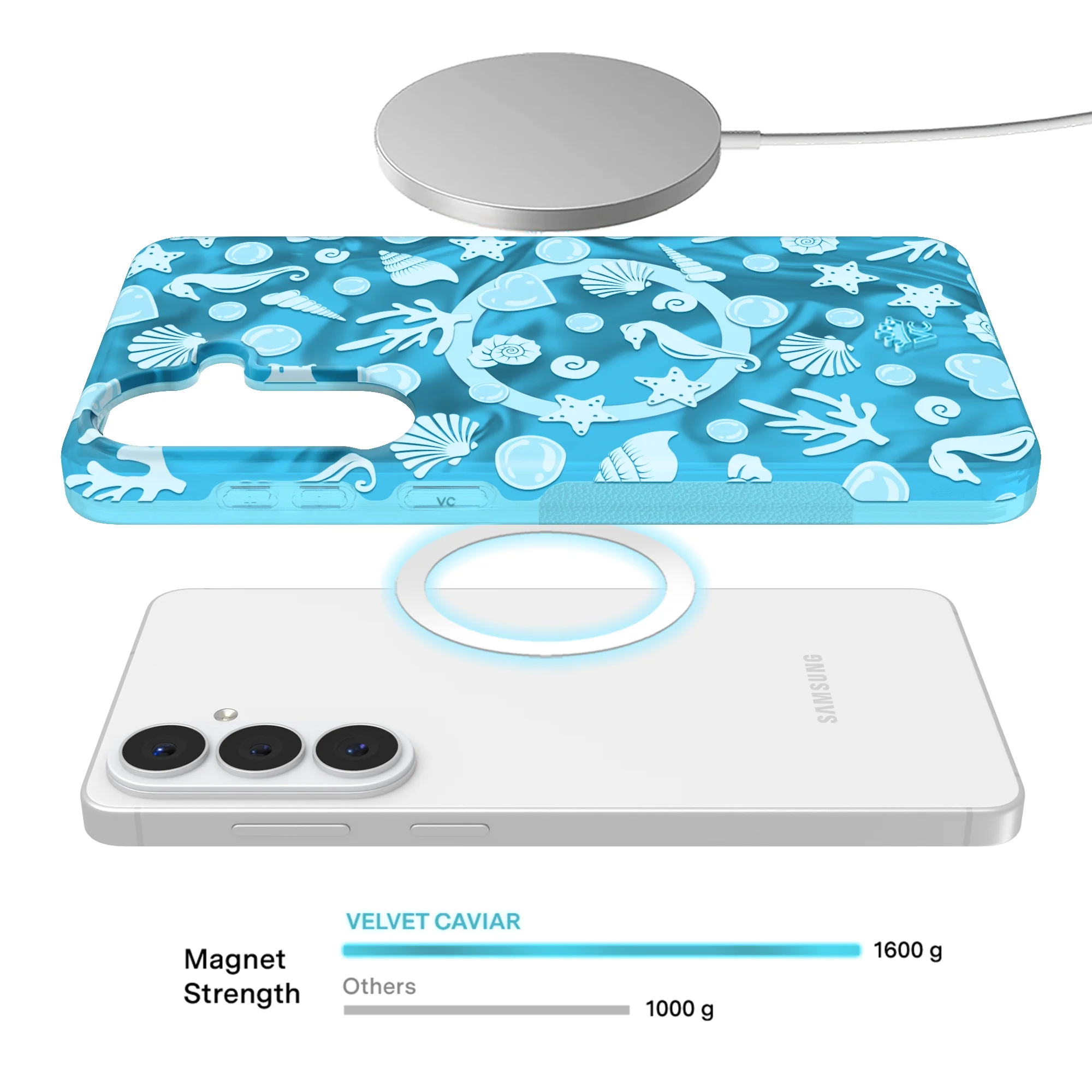 Aquamarine Holo Samsung Case - Image 63