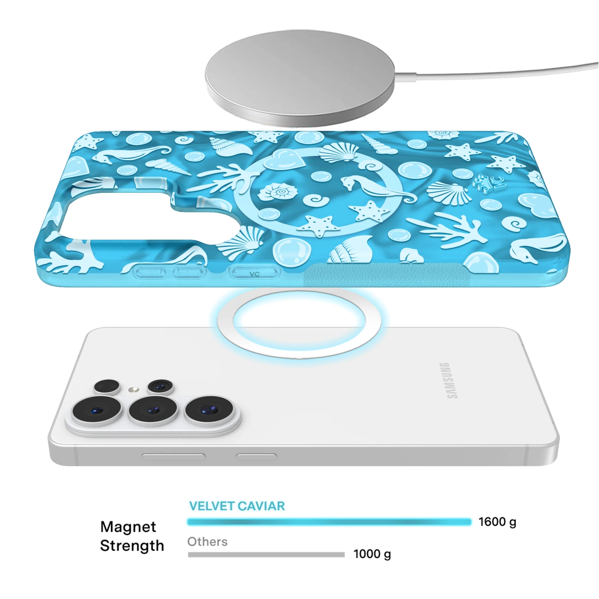 Aquamarine Holo Samsung Case - Image 73
