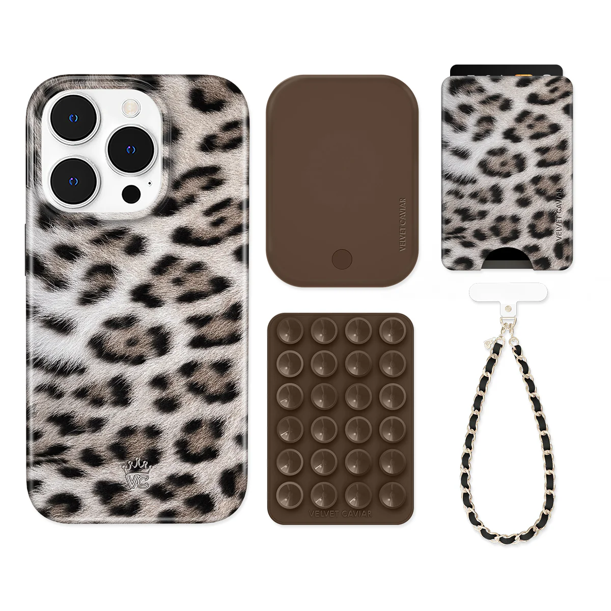 Arctic Leopard iPhone Bundle Set - Grip - Image 11