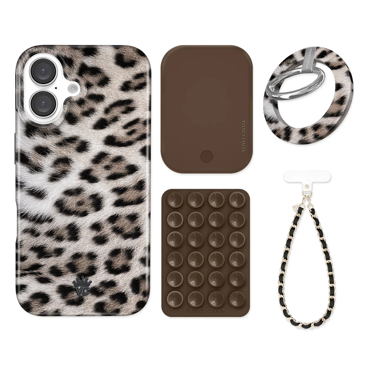Arctic Leopard iPhone Bundle Set - Grip - Image 4