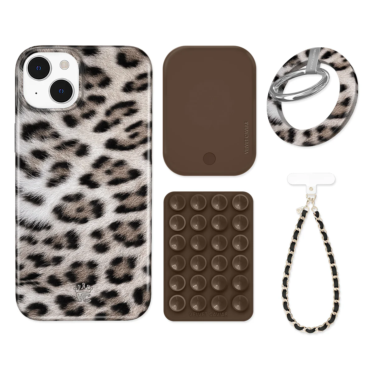 Arctic Leopard iPhone Bundle Set - Grip - Image 9