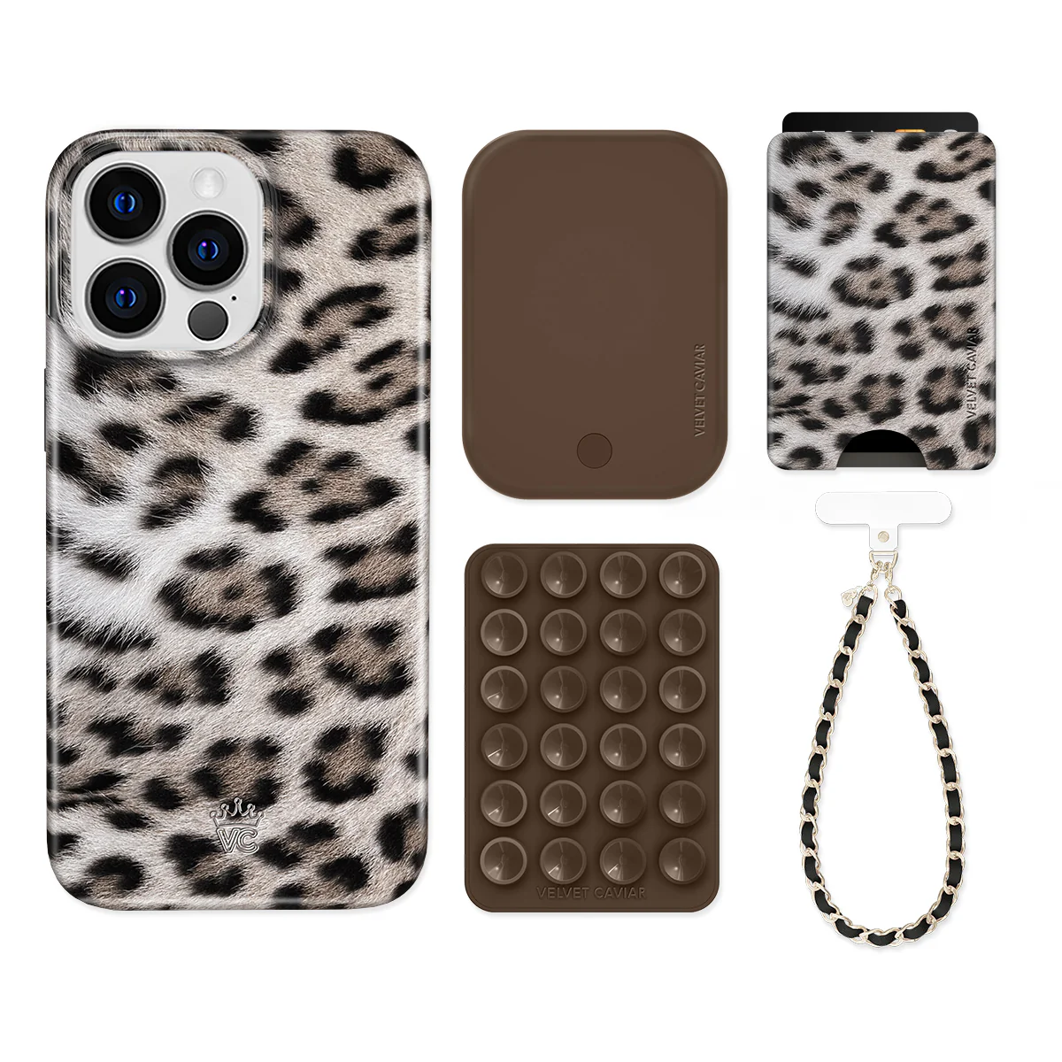 Arctic Leopard iPhone Bundle Set - Wallet - Image 13