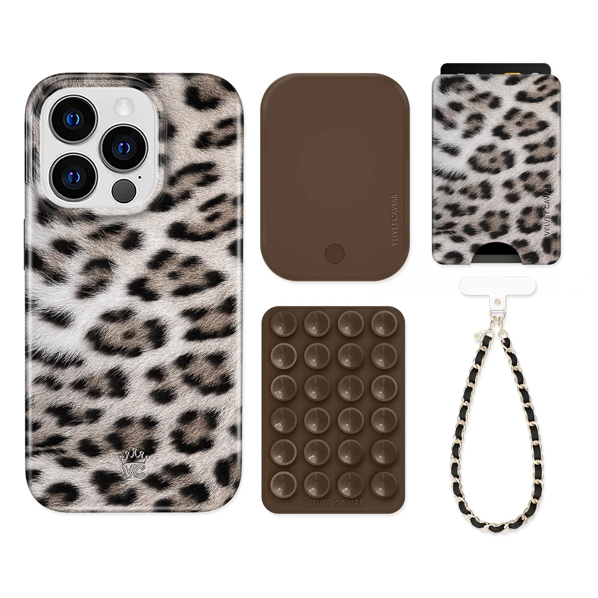 Arctic Leopard iPhone Bundle Set - Wallet - Image 14