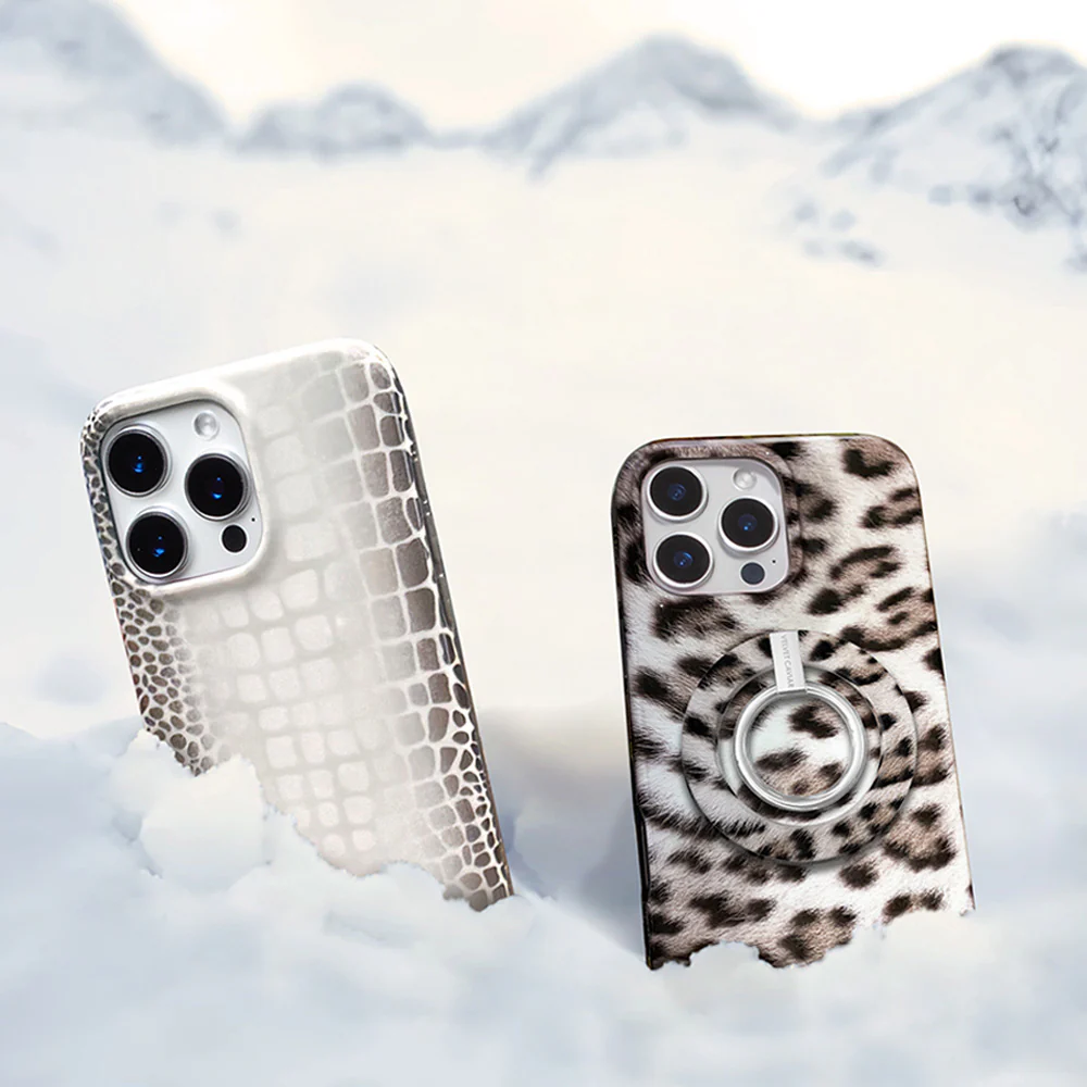 Arctic Leopard MagSafe Grip Ring - Image 2