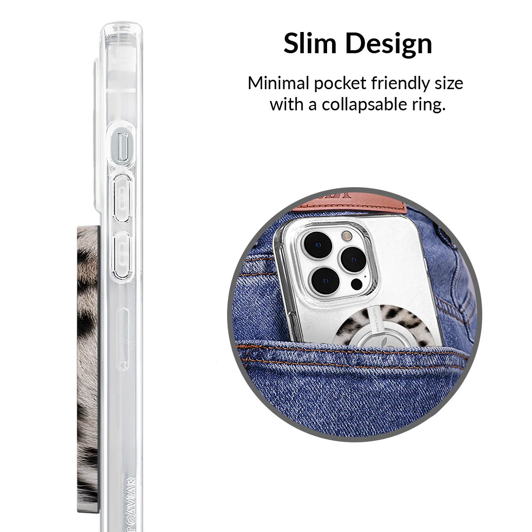 Arctic Leopard MagSafe Grip Ring - Image 4