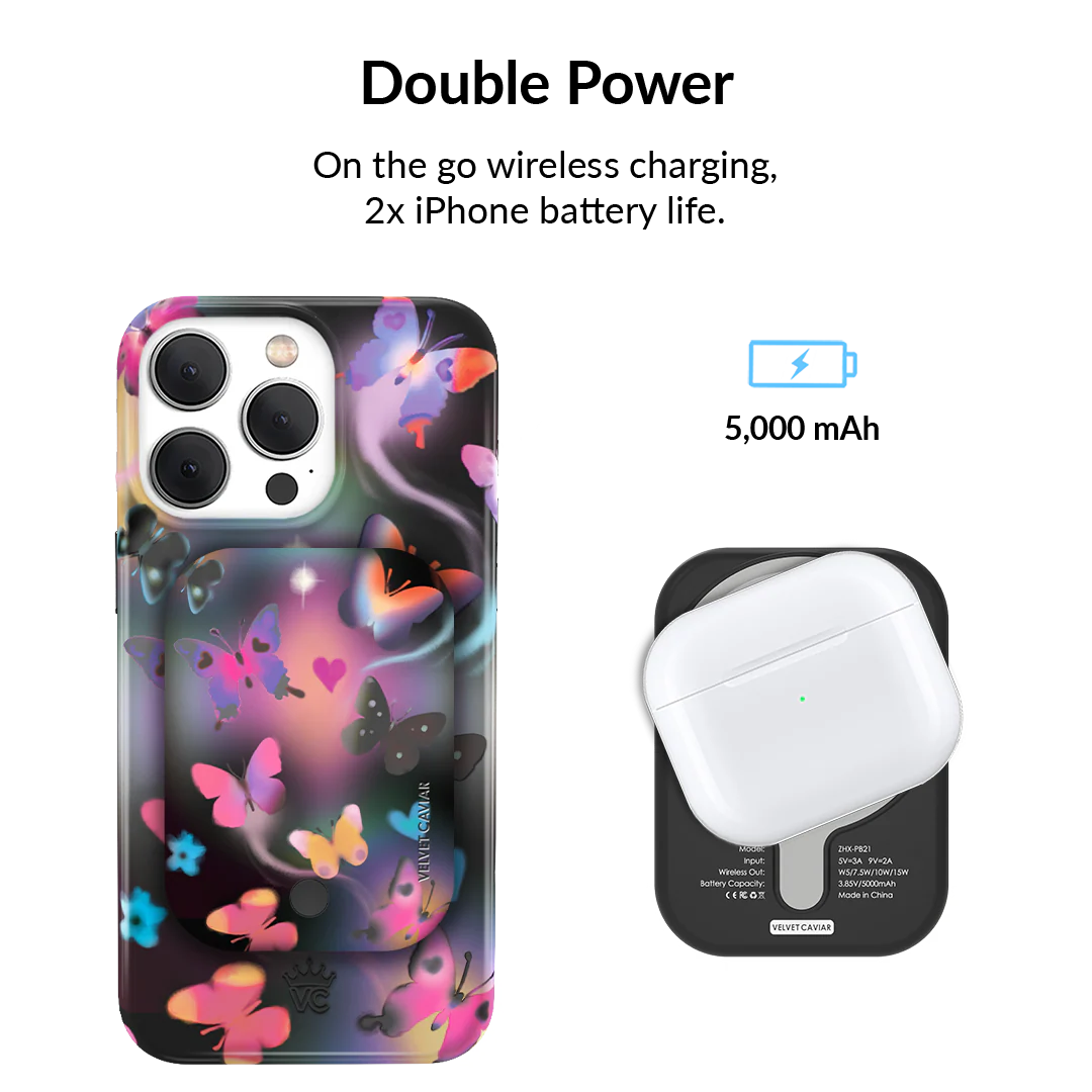 Aurora Butterfly MagSafe Battery Power Pack - Image 3