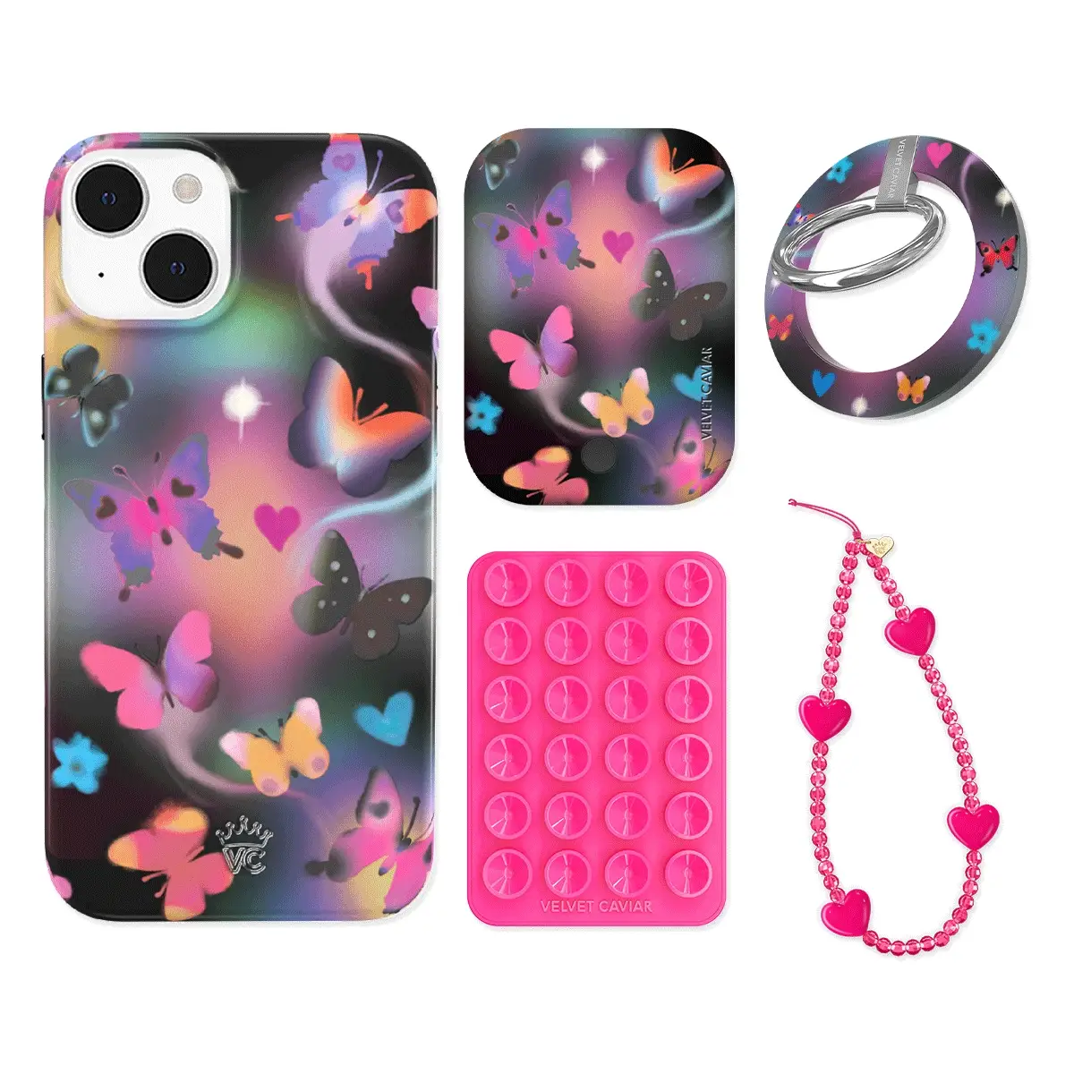 Aurora Butterfly iPhone Bundle Set - Grip - Image 16