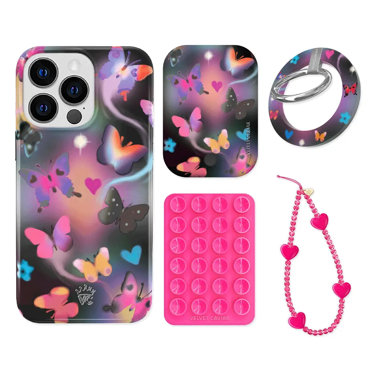 Aurora Butterfly iPhone Bundle Set - Grip - Image 19