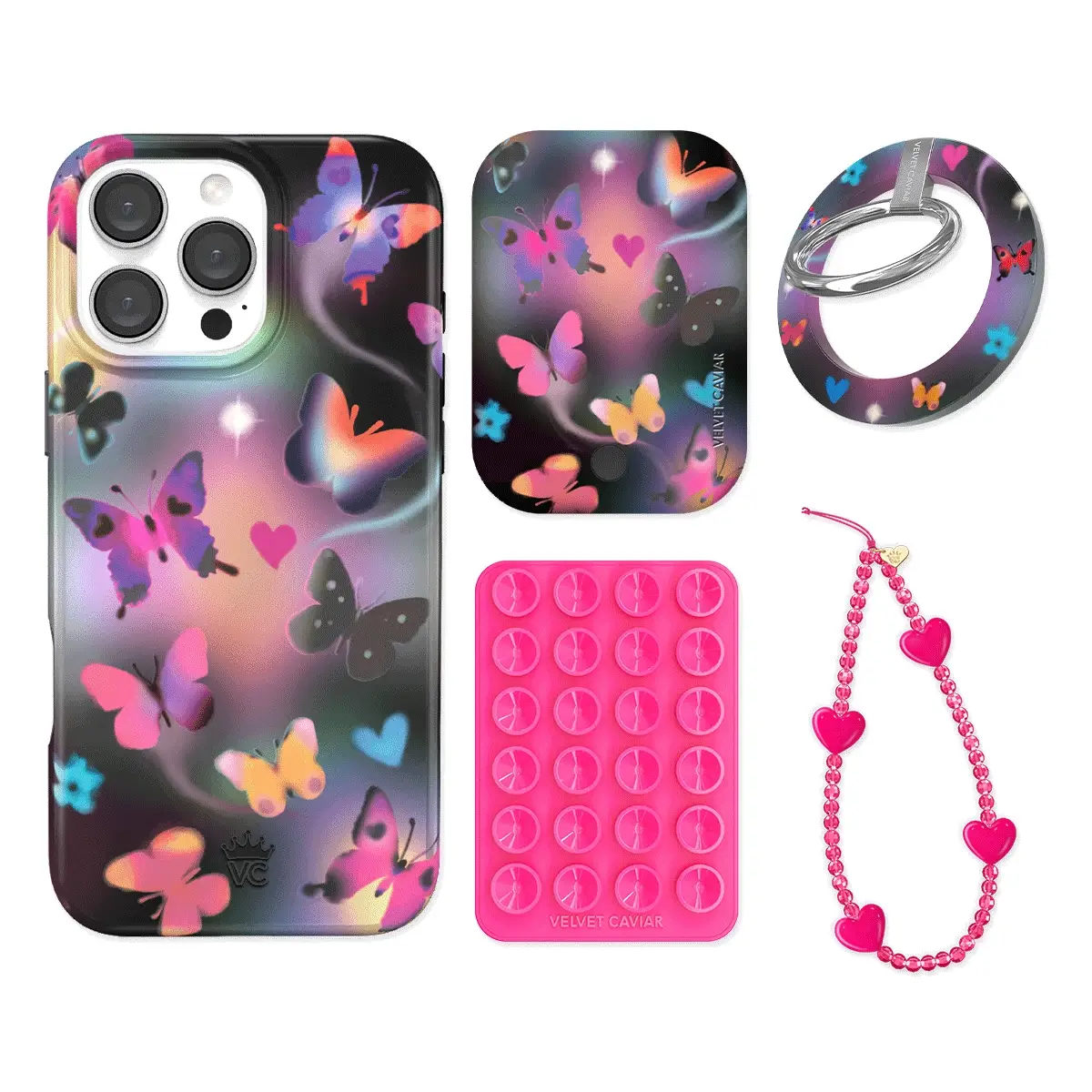 Aurora Butterfly iPhone Bundle Set - Grip - Image 2