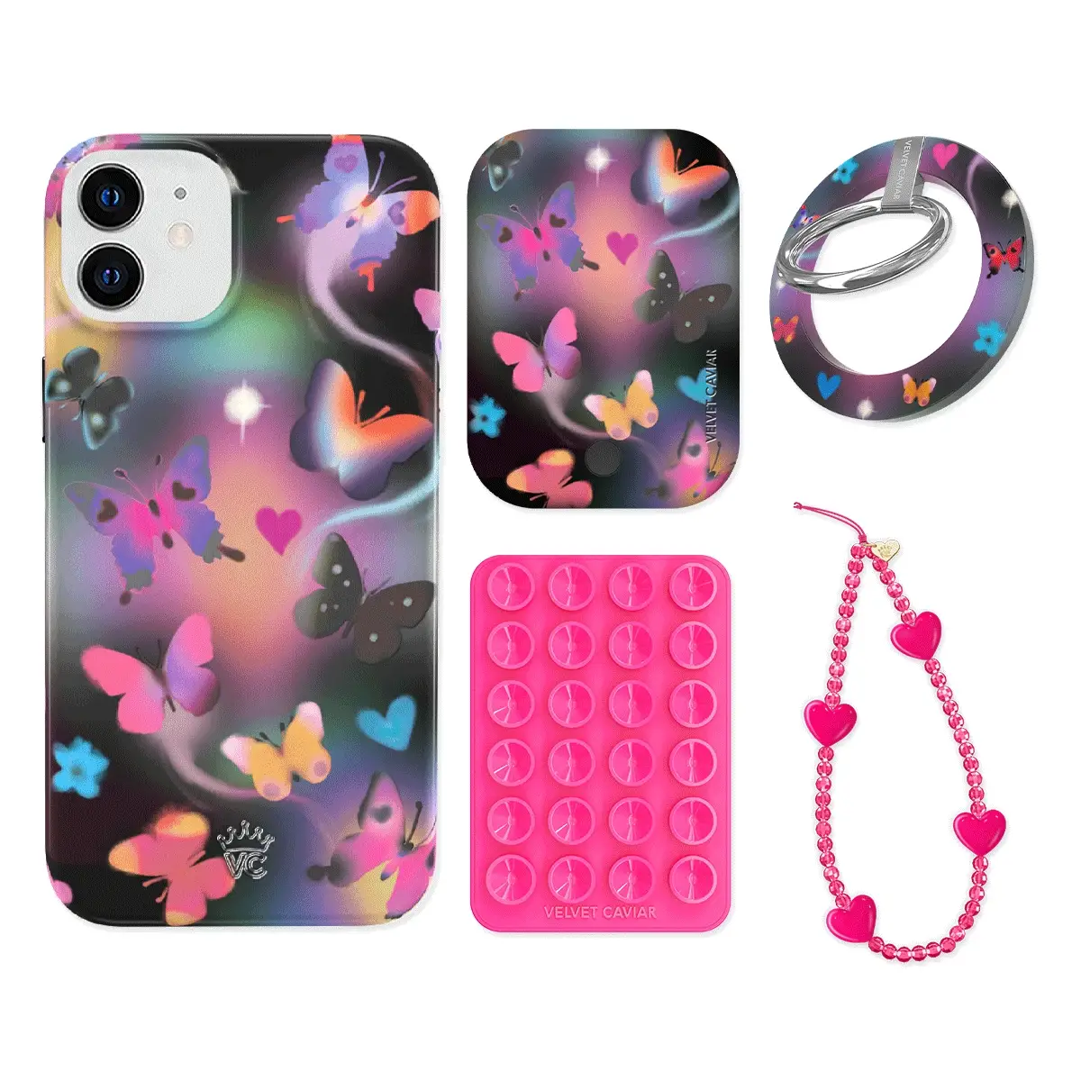 Aurora Butterfly iPhone Bundle Set - Grip - Image 20