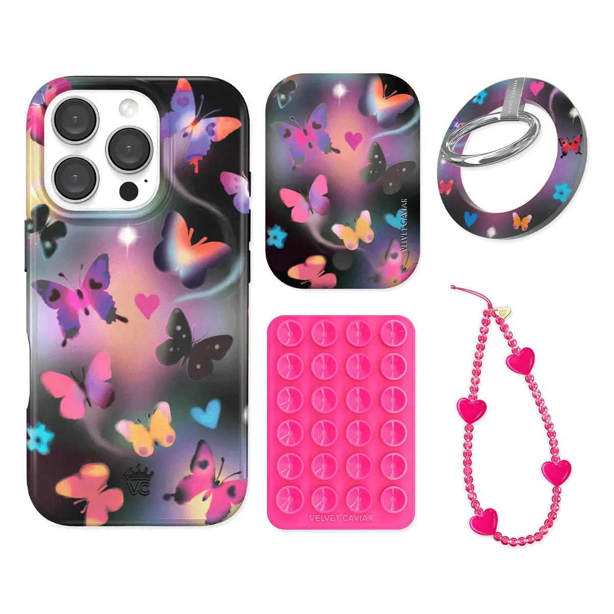 Aurora Butterfly iPhone Bundle Set - Grip - Image 3