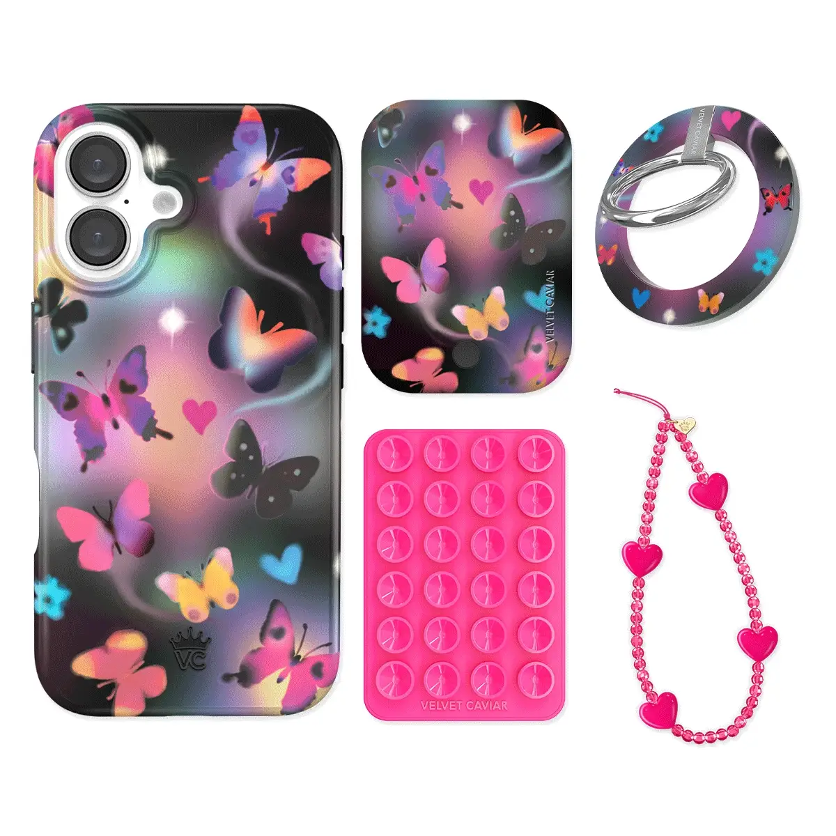 Aurora Butterfly iPhone Bundle Set - Grip - Image 4
