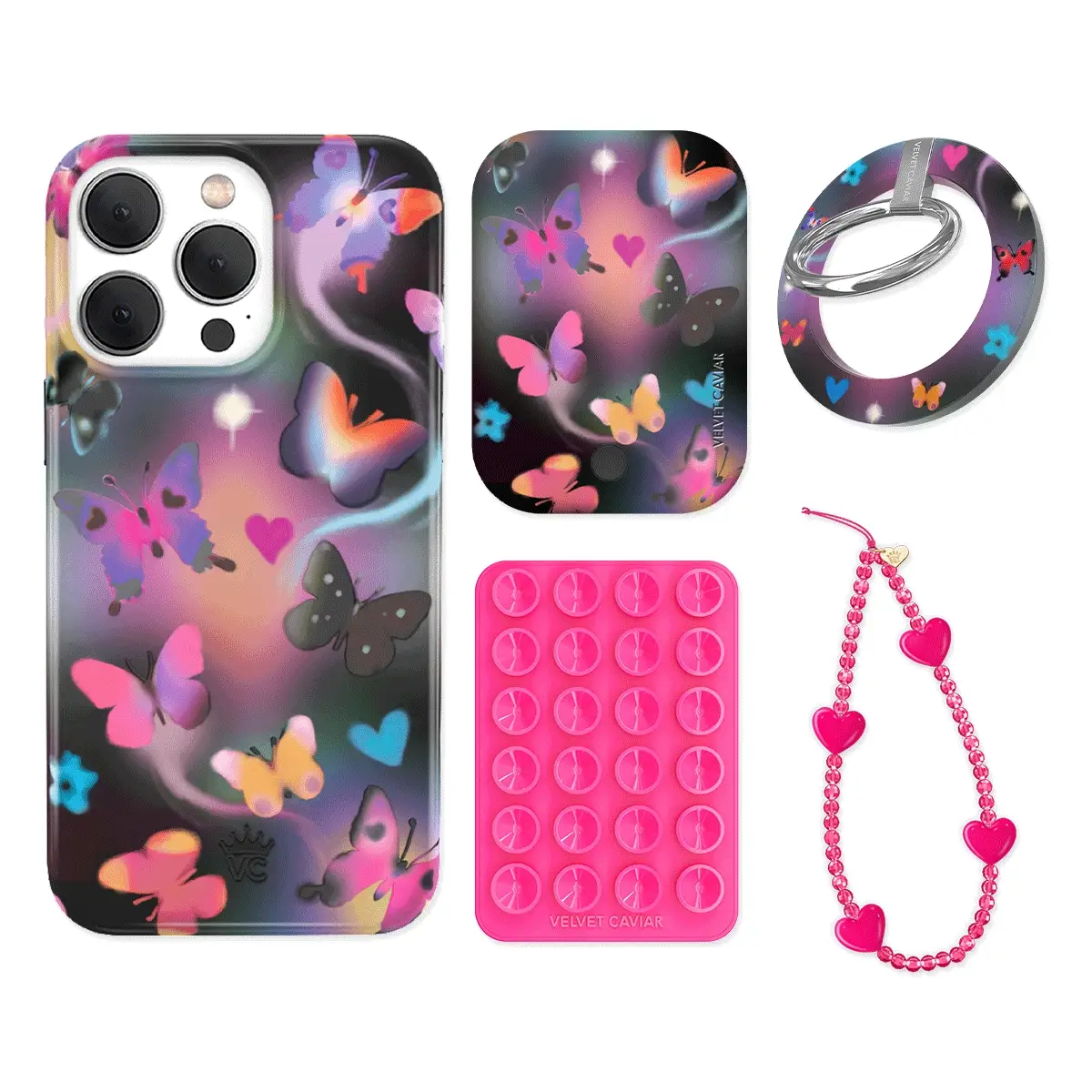 Aurora Butterfly iPhone Bundle Set - Grip - Image 6