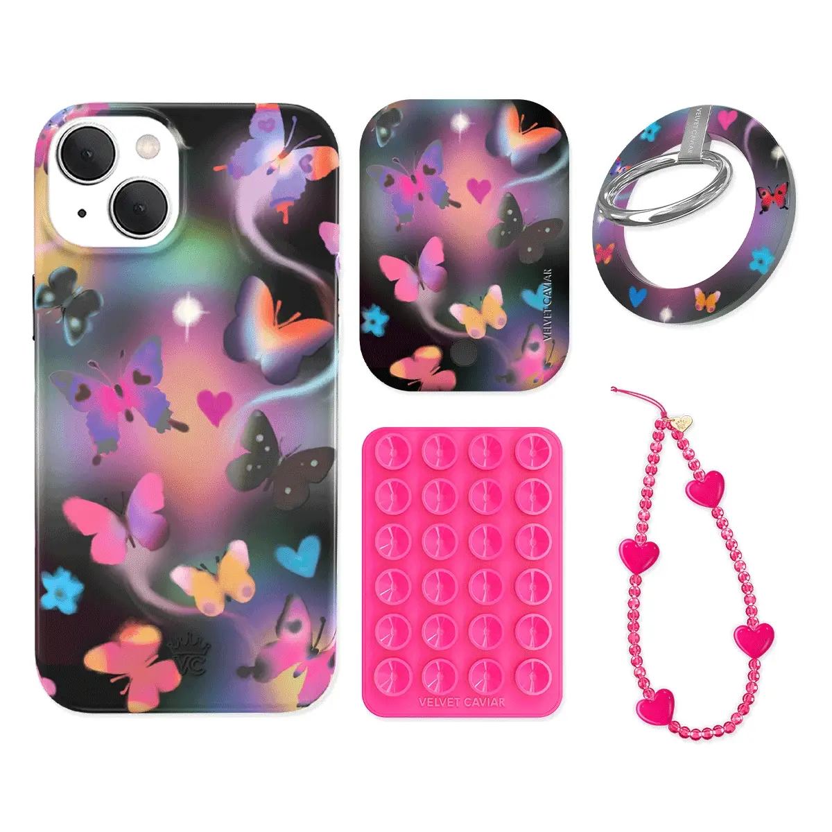 Aurora Butterfly iPhone Bundle Set - Grip - Image 8
