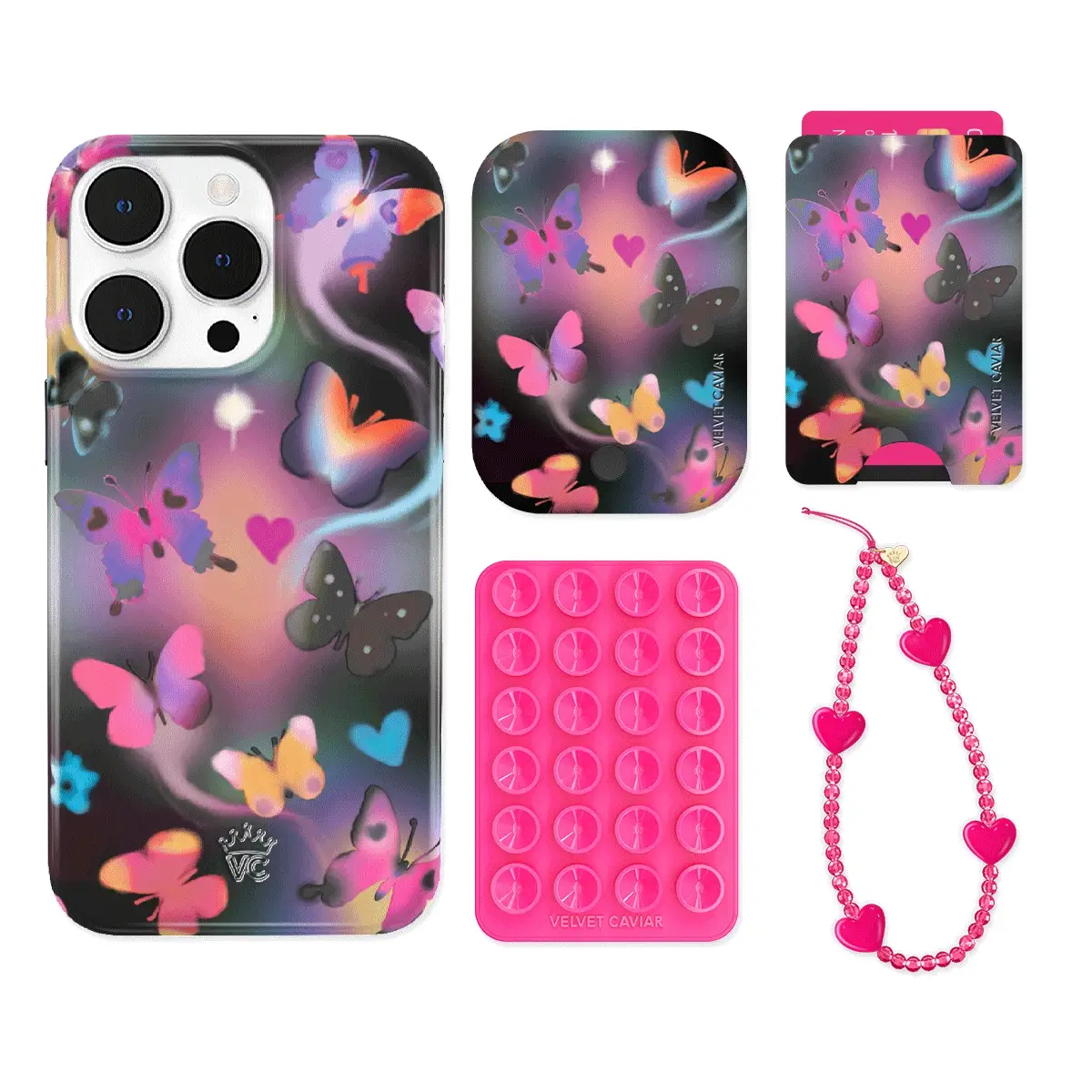 Aurora Butterfly iPhone Bundle Set - Wallet - Image 10