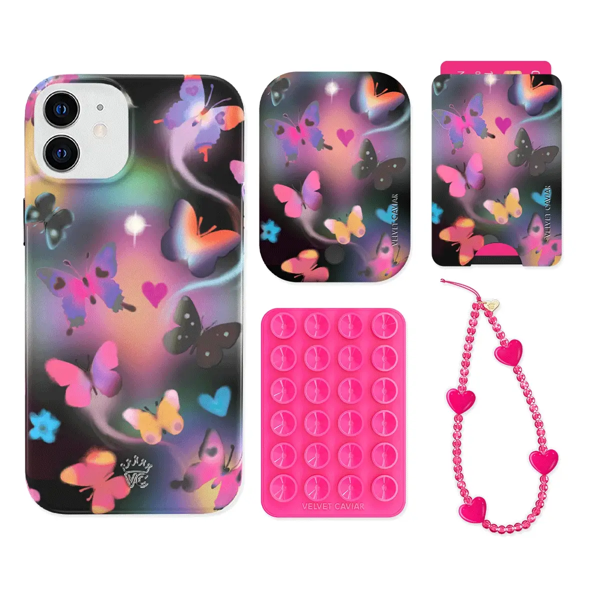Aurora Butterfly iPhone Bundle Set - Wallet - Image 20