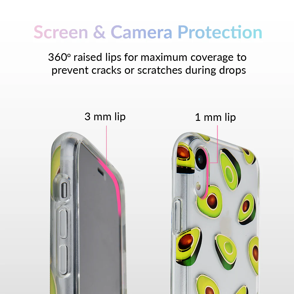 Avocado Clear iPhone Case - Image 27