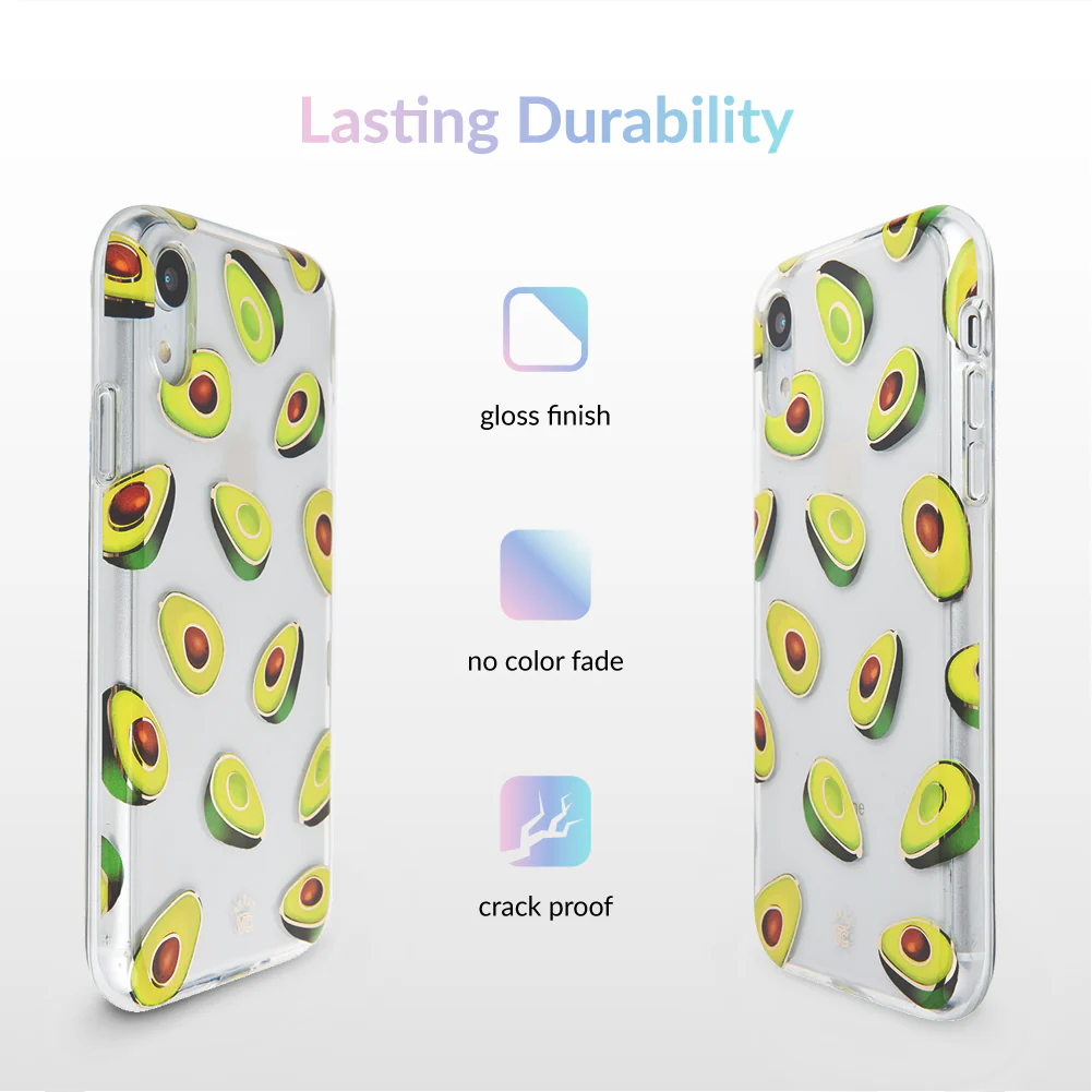 Avocado Clear iPhone Case - Image 29