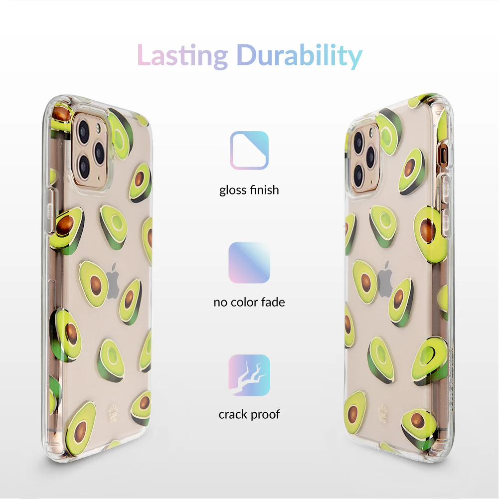 Avocado Clear iPhone Case - Image 41