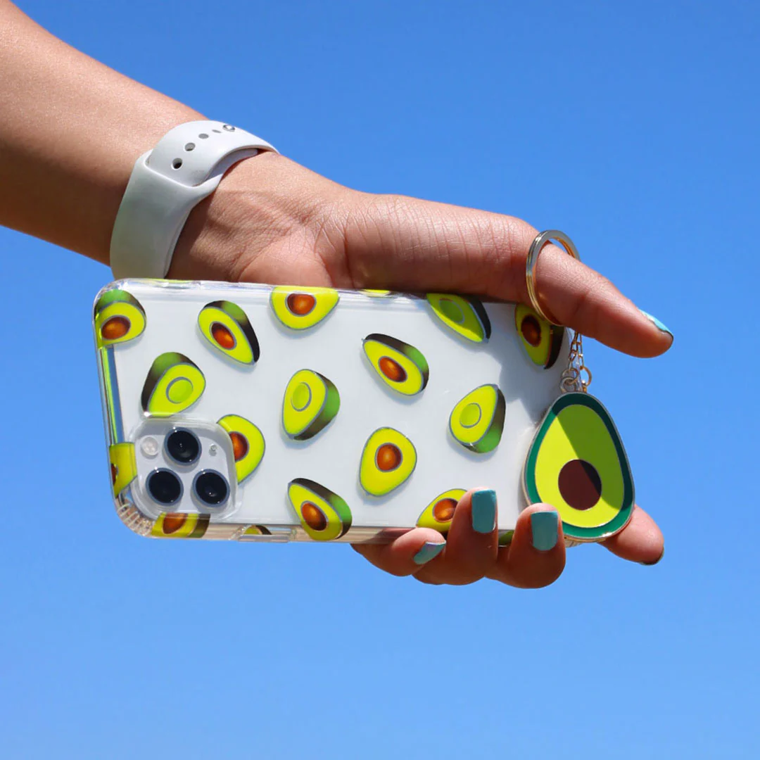 Avocado Clear iPhone Case - Image 44