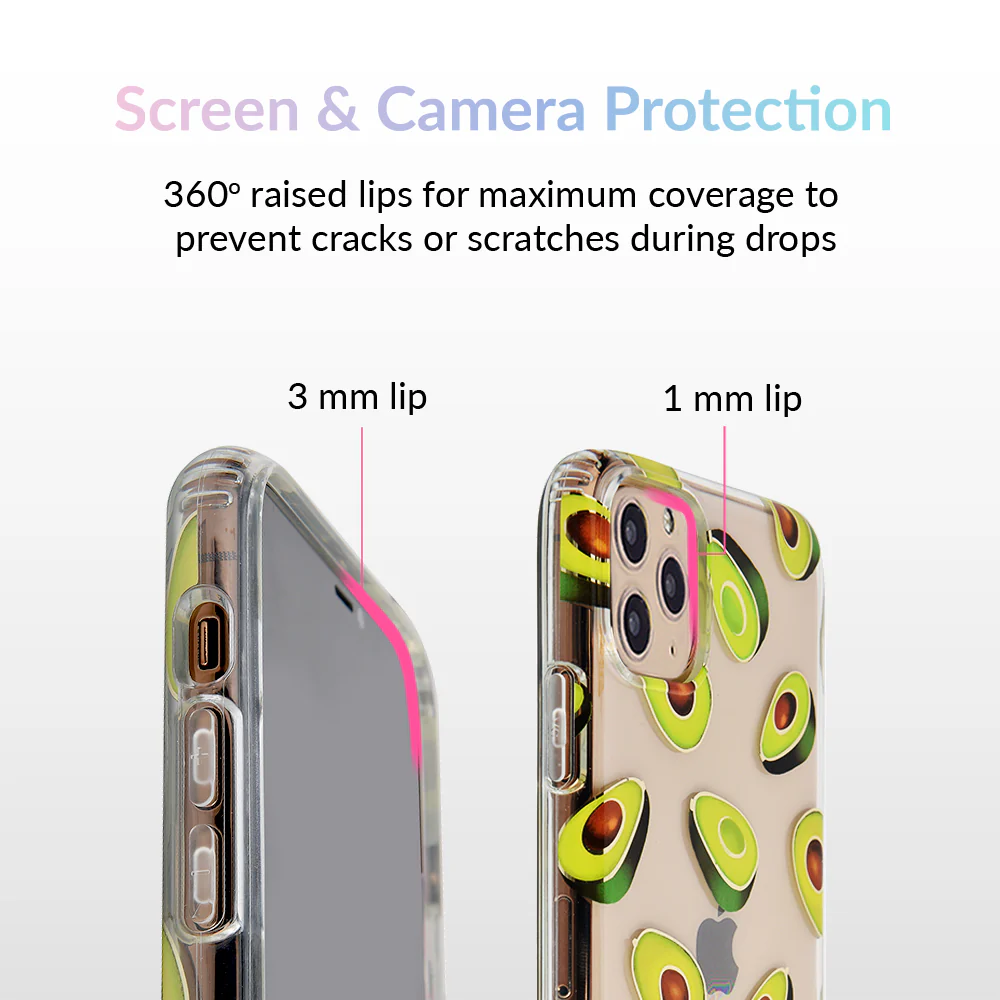 Avocado Clear iPhone Case - Image 45