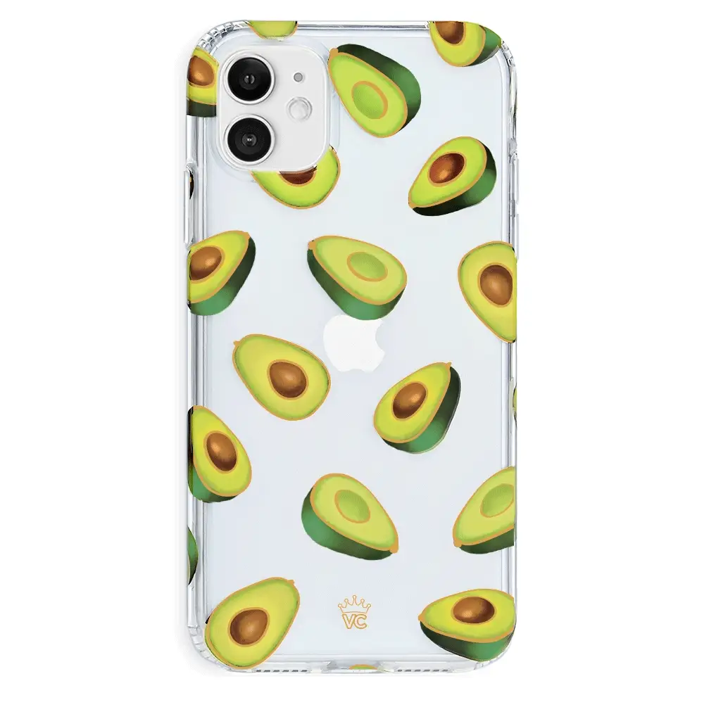 Avocado Clear iPhone Case - Image 49