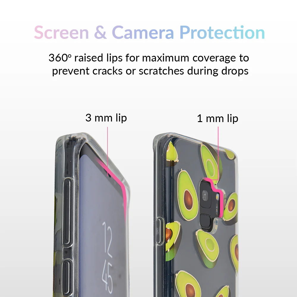 Avocado Clear Samsung Galaxy Case - Image 2