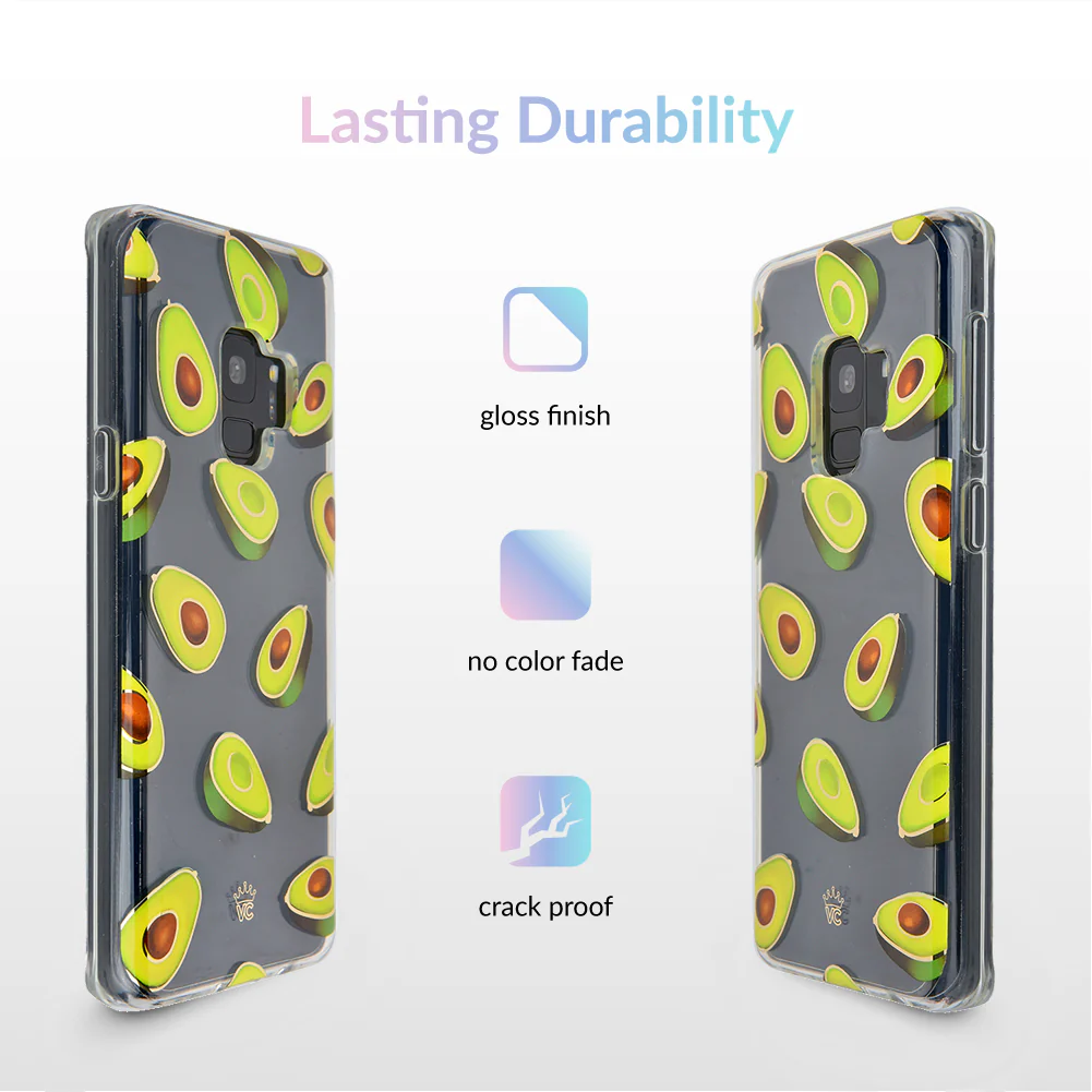 Avocado Clear Samsung Galaxy Case - Image 3