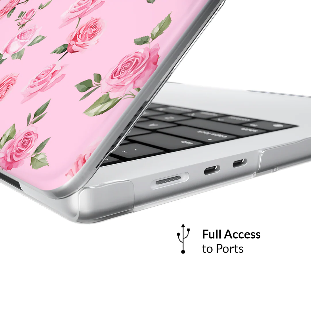 Baby Pink Roses MacBook Case - Image 27
