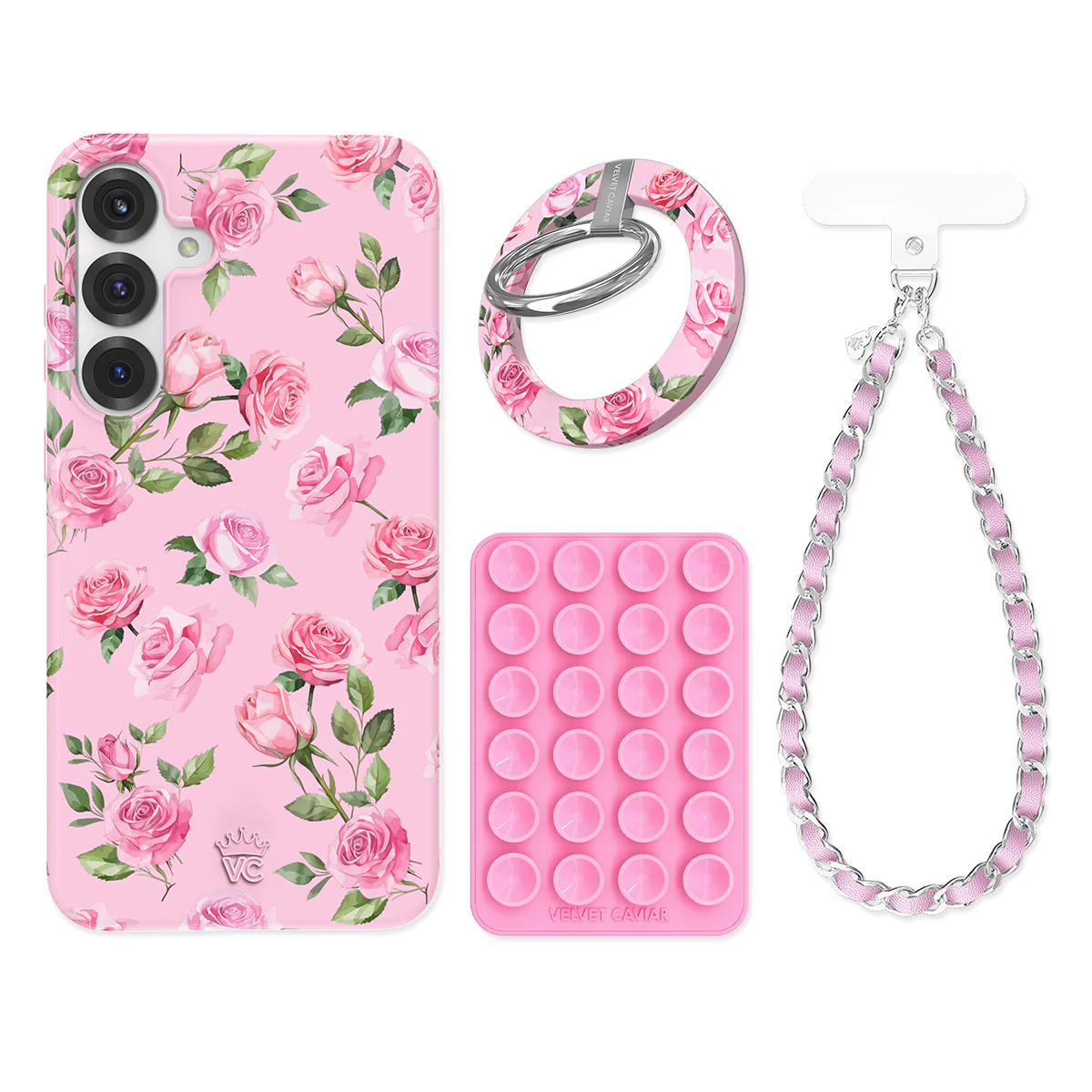 Baby Pink Roses Samsung Bundle Set - Image 2