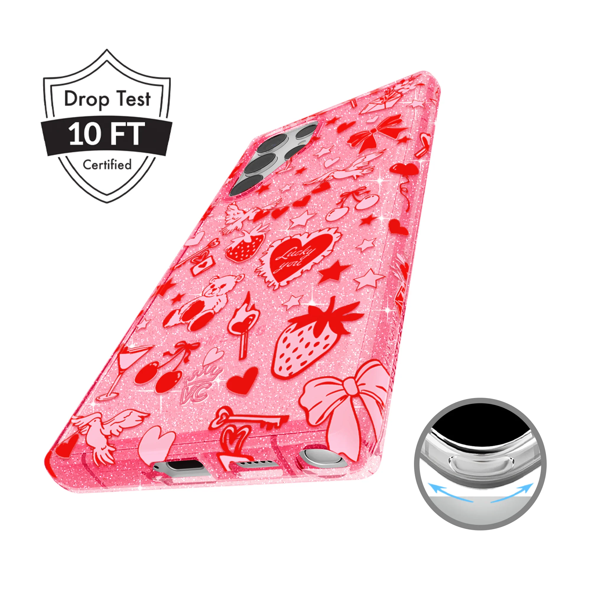 Be Mine Glitter Samsung Case - Image 12