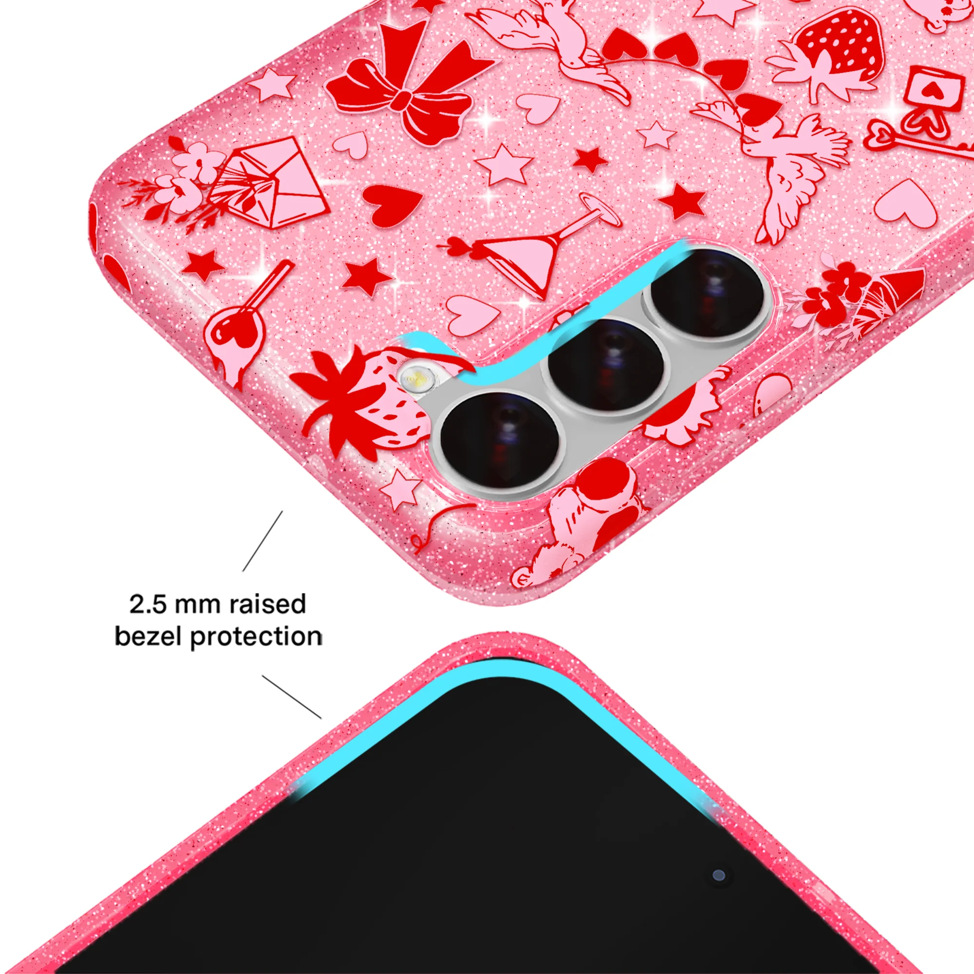Be Mine Glitter Samsung Case - Image 18