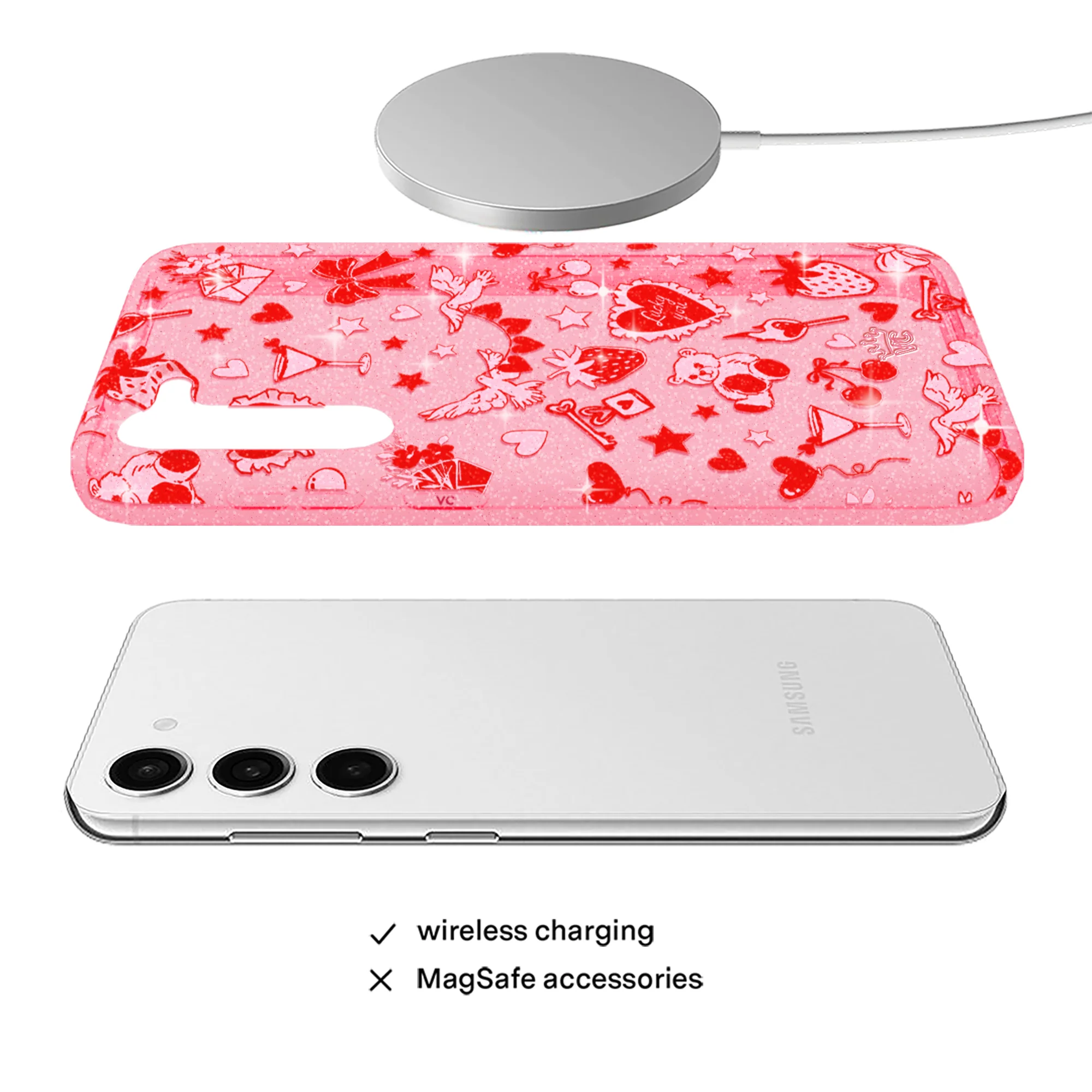 Be Mine Glitter Samsung Case - Image 24