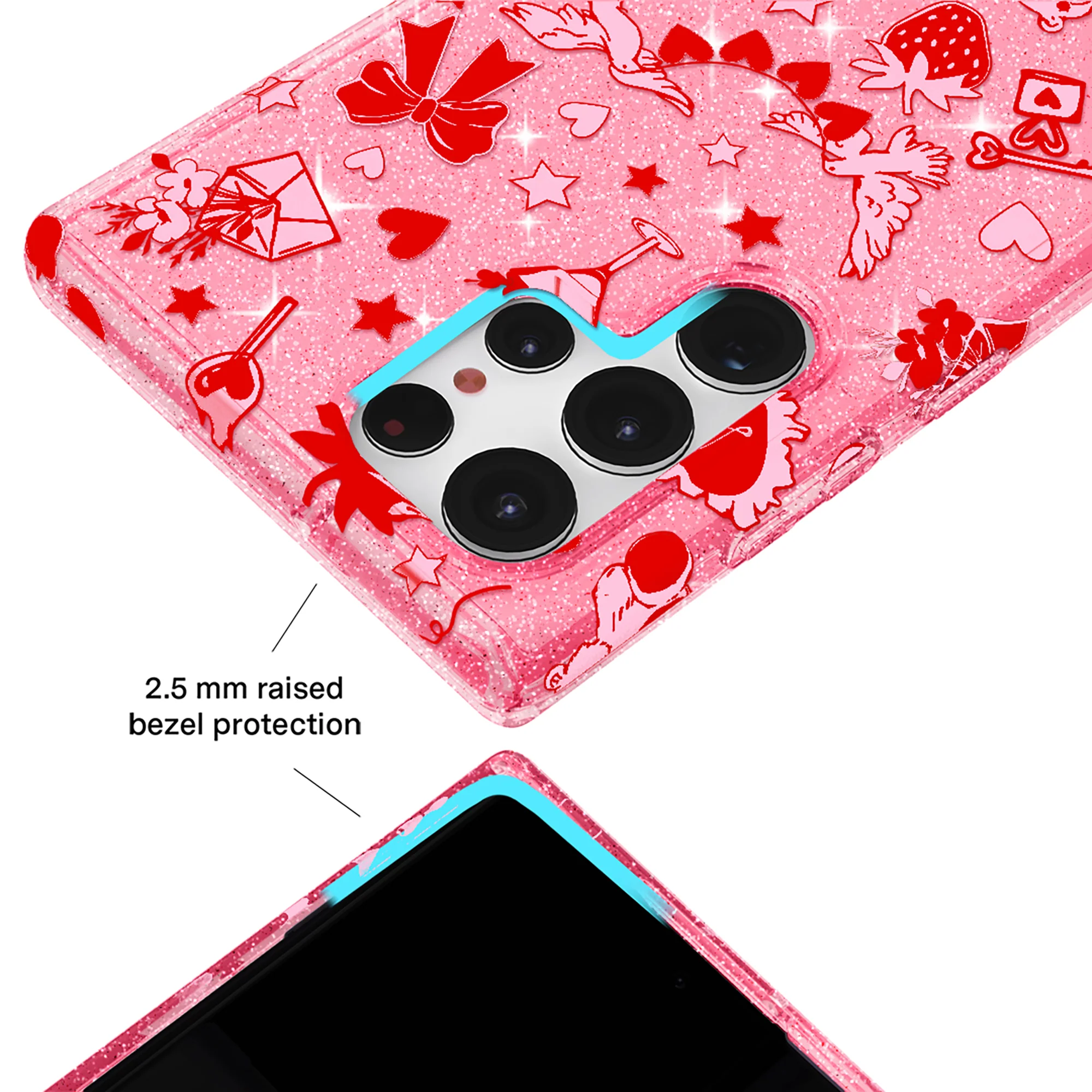 Be Mine Glitter Samsung Case - Image 28