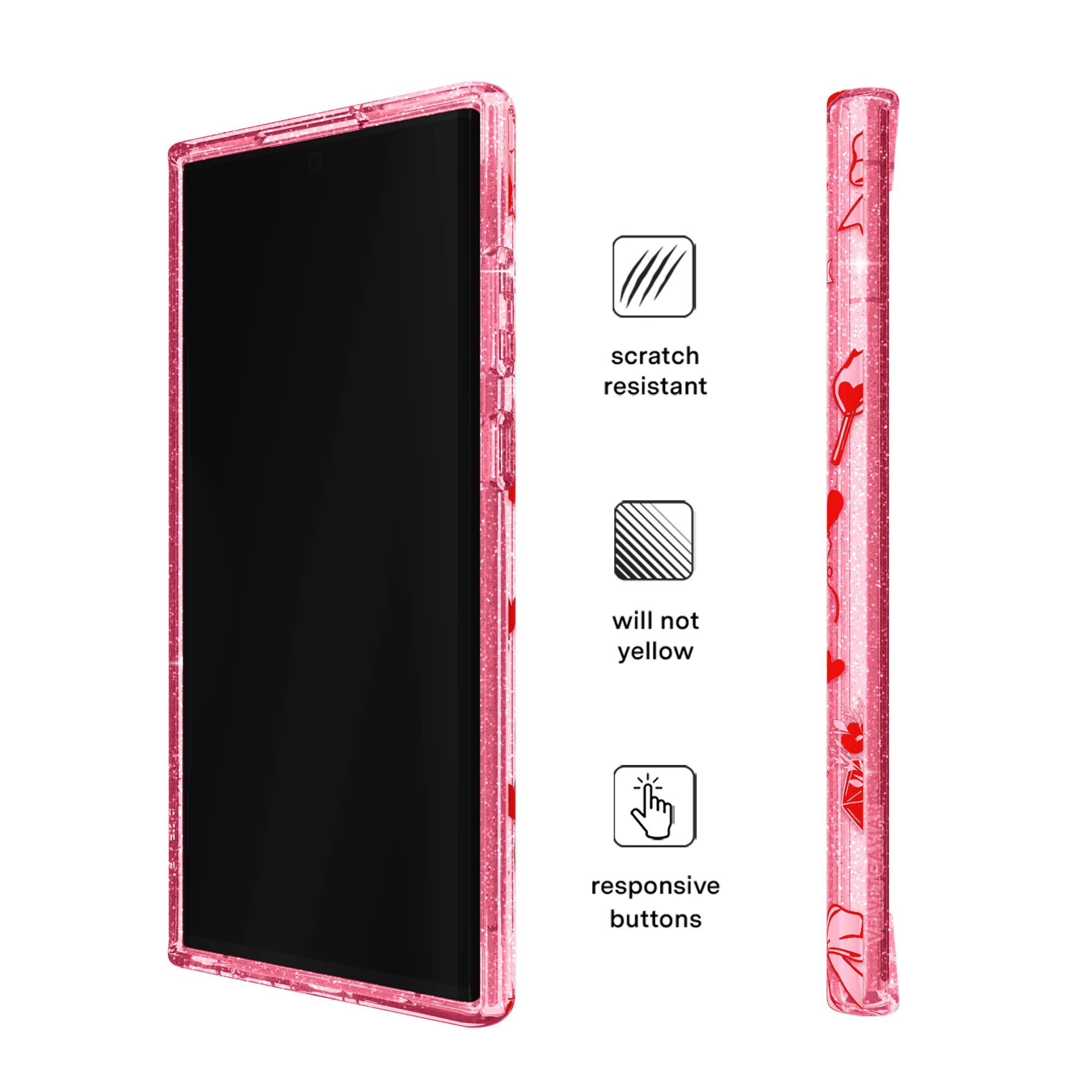 Be Mine Glitter Samsung Case - Image 30