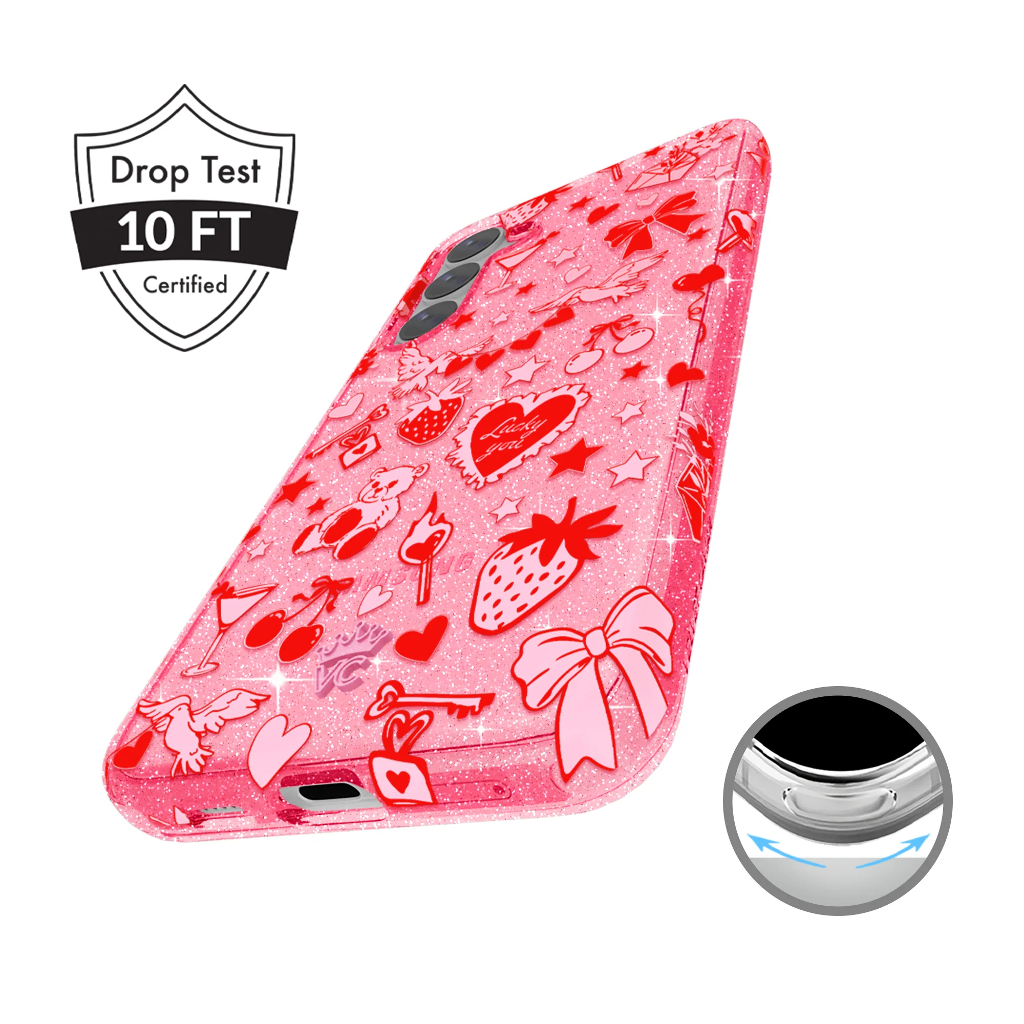 Be Mine Glitter Samsung Case - Image 32