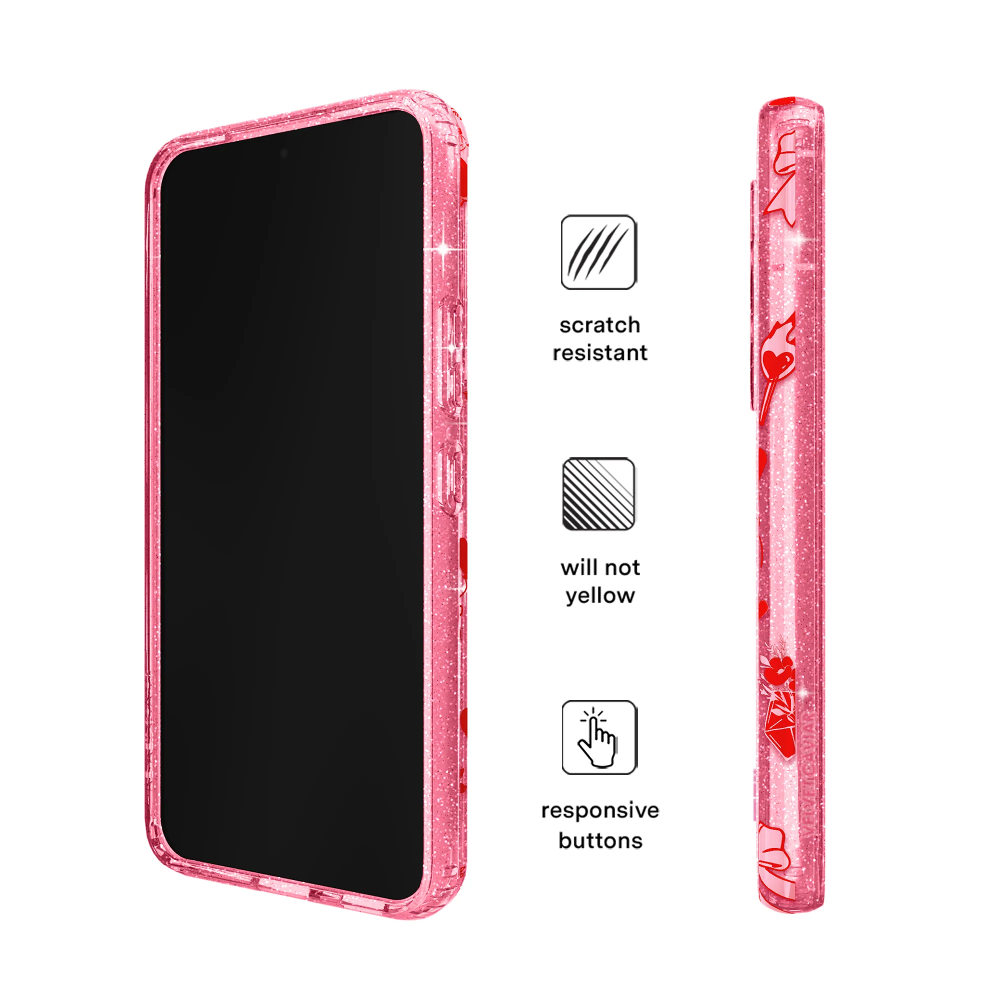 Be Mine Glitter Samsung Case - Image 40
