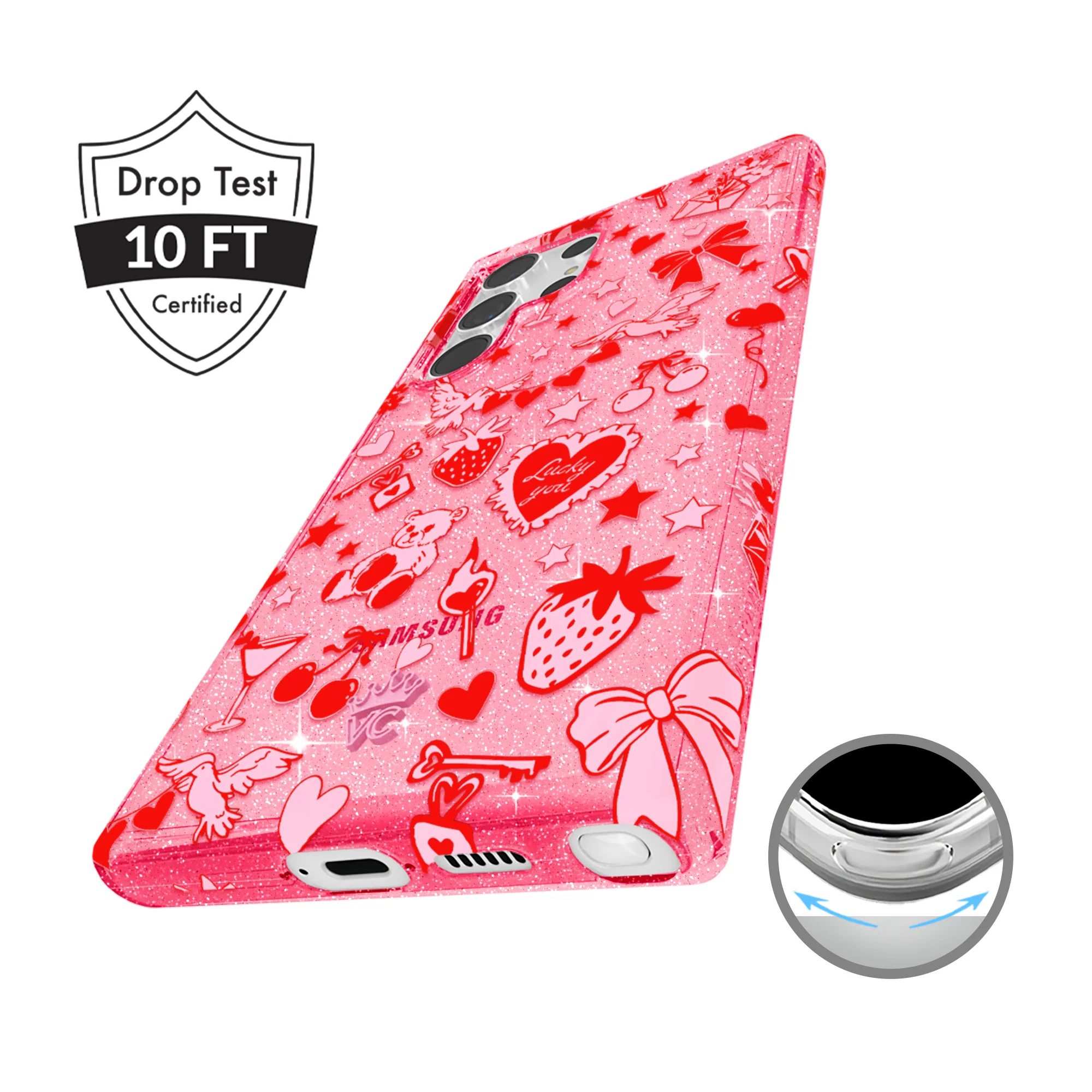 Be Mine Glitter Samsung Case - Image 42