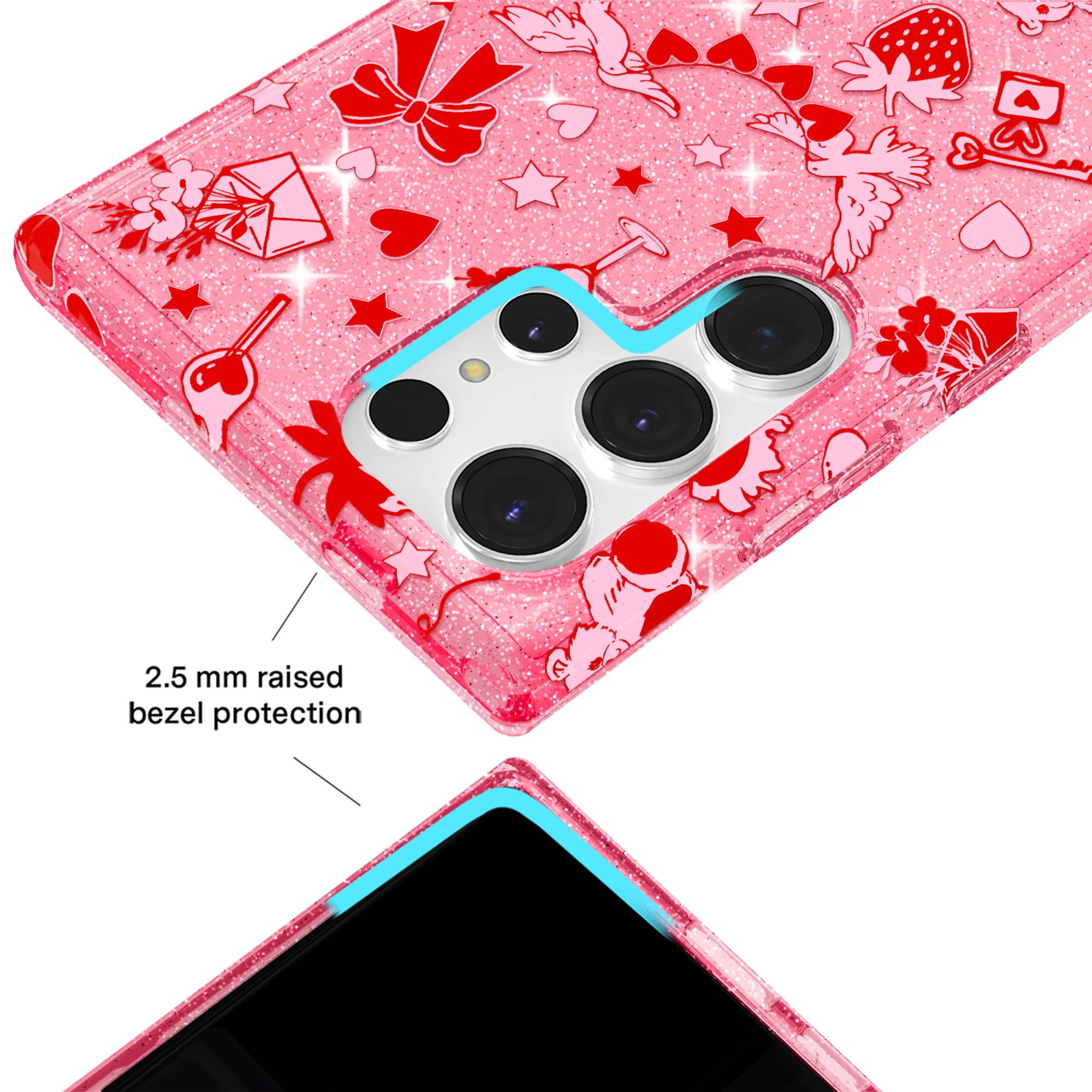 Be Mine Glitter Samsung Case - Image 43