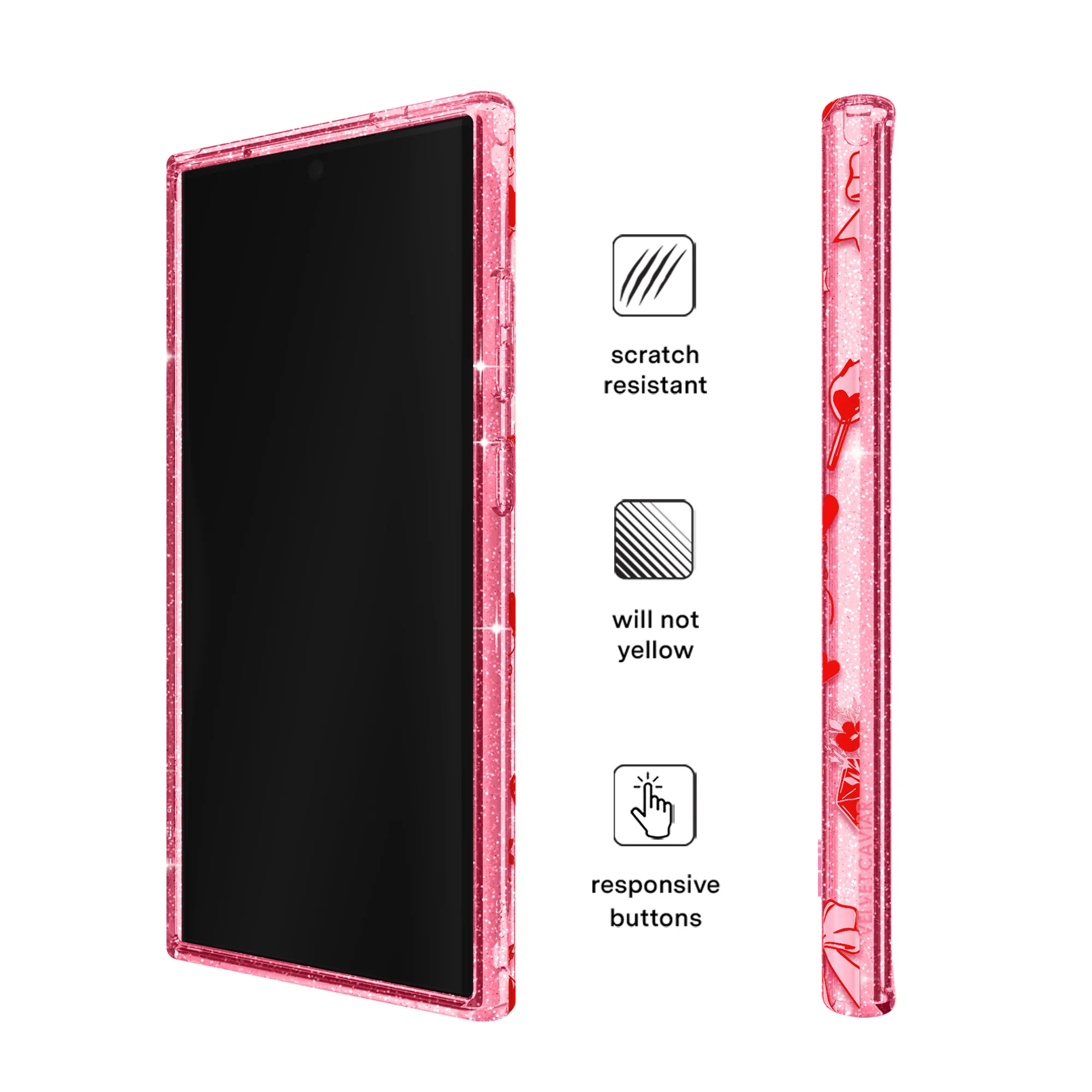 Be Mine Glitter Samsung Case - Image 45