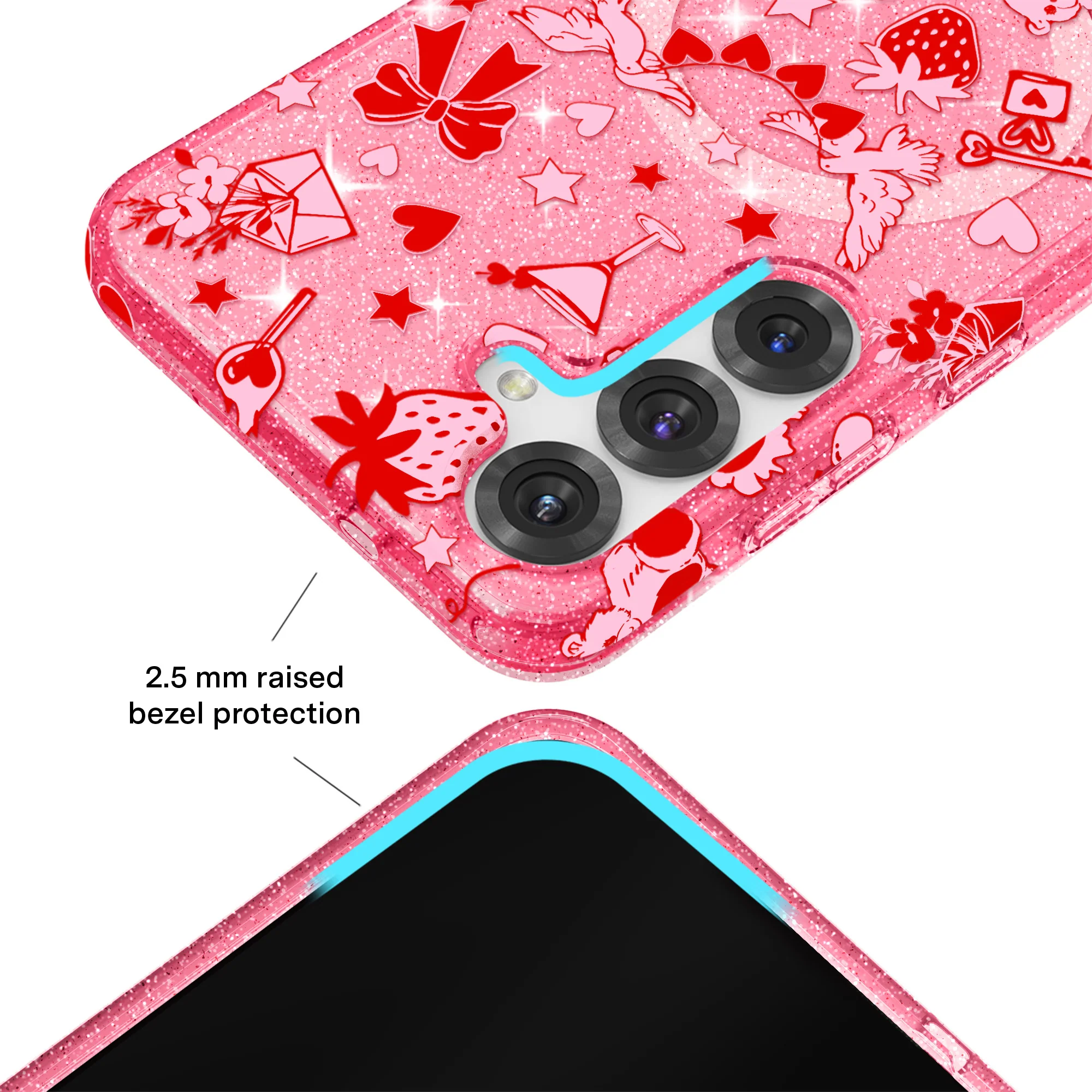 Be Mine Glitter Samsung Case - Image 53