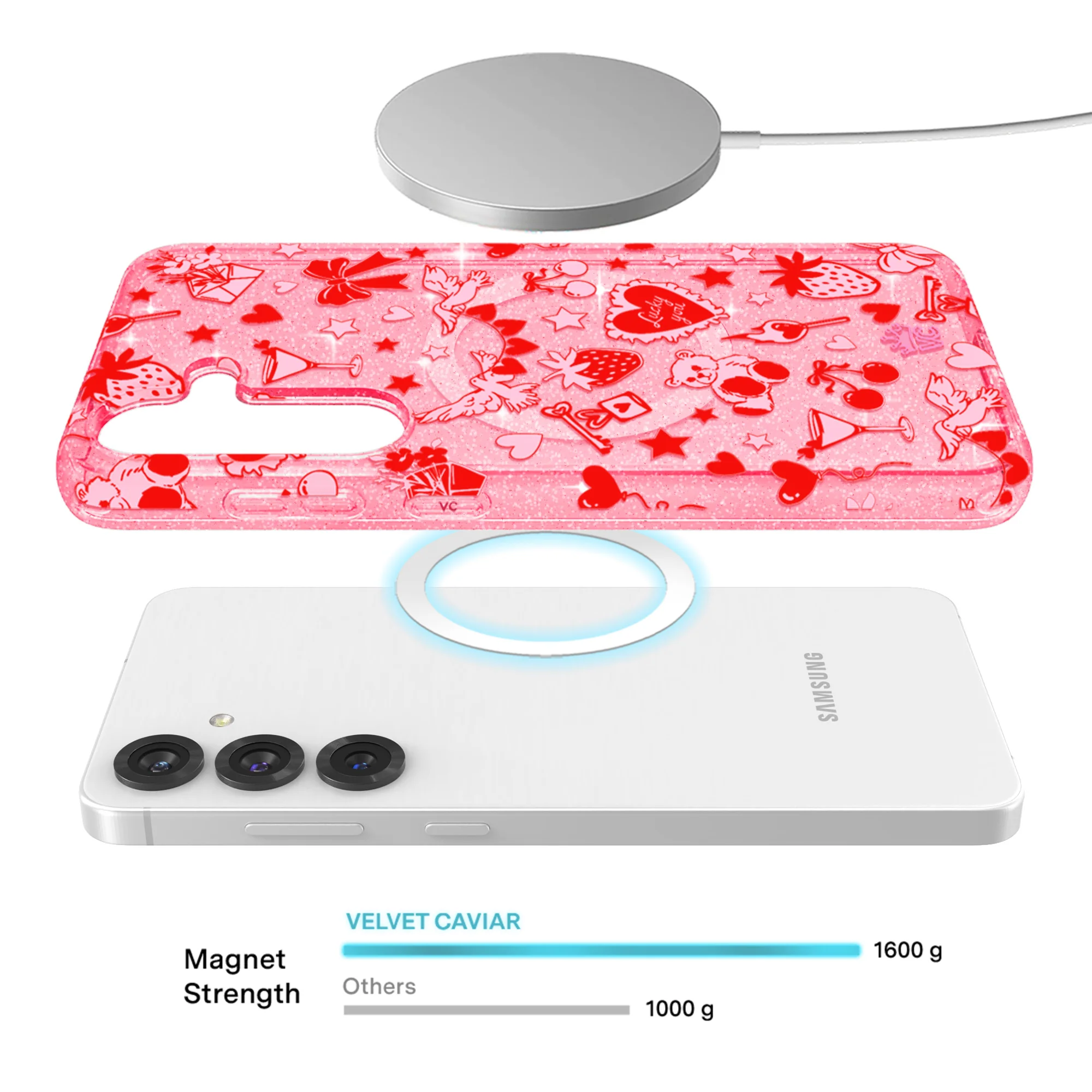 Be Mine Glitter Samsung Case - Image 54