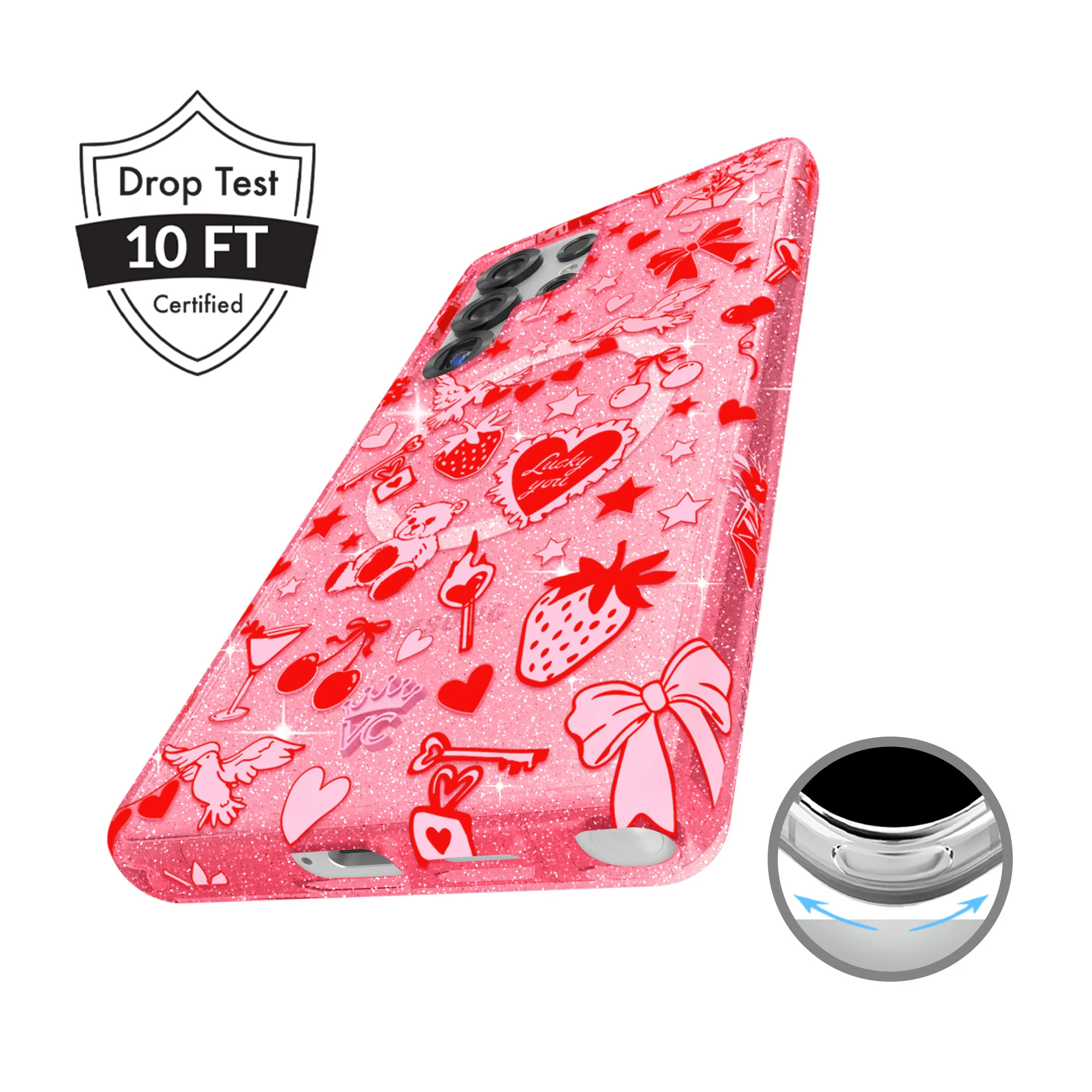Be Mine Glitter Samsung Case - Image 57
